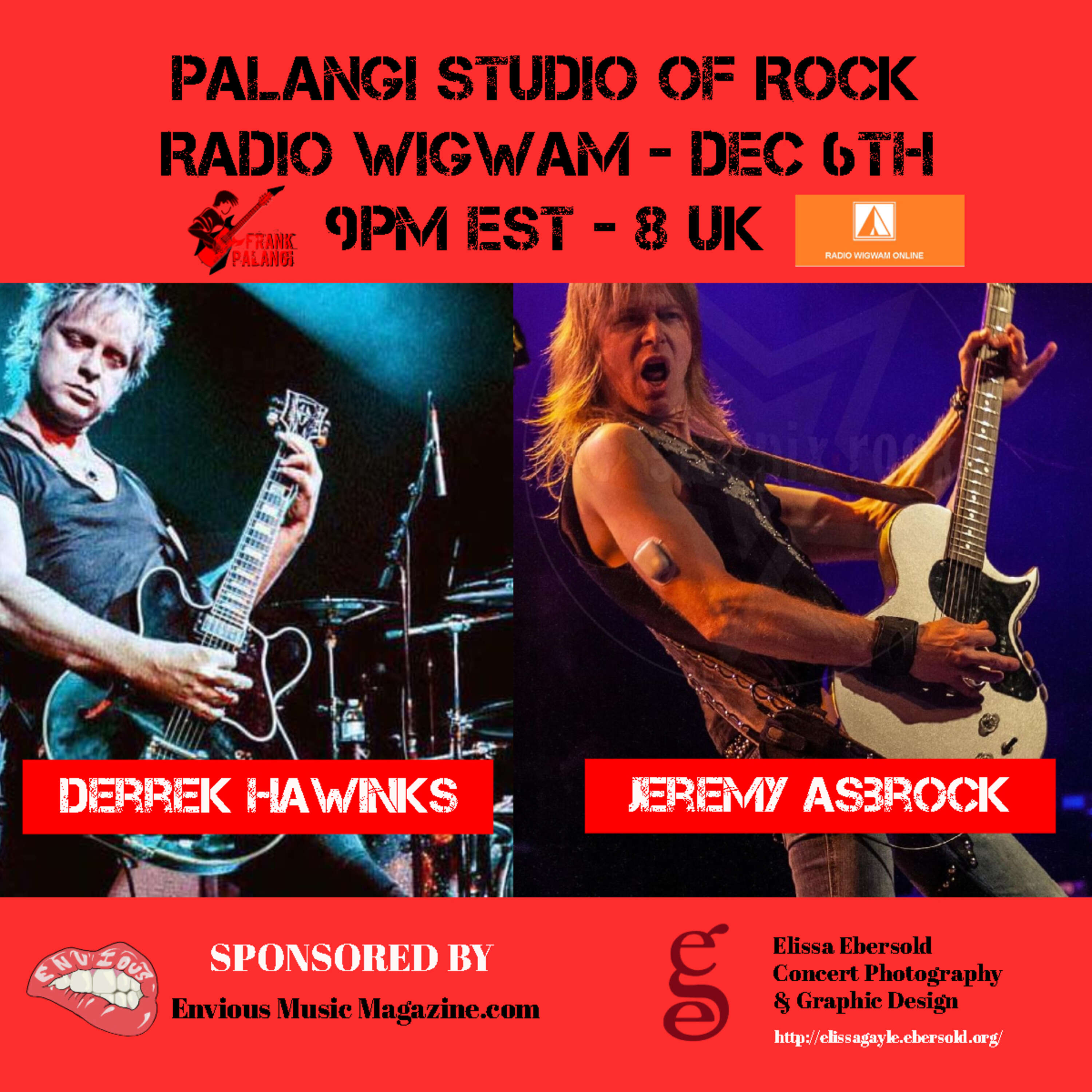 Chat with Jeremy Ashbrock and Derrek Hawkins on Palangi's Studio of Rock