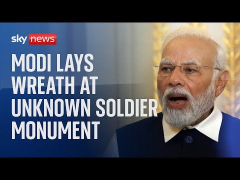 Watch live: Indian PM Modi lays wreath at the unknown soldier monument in Athens