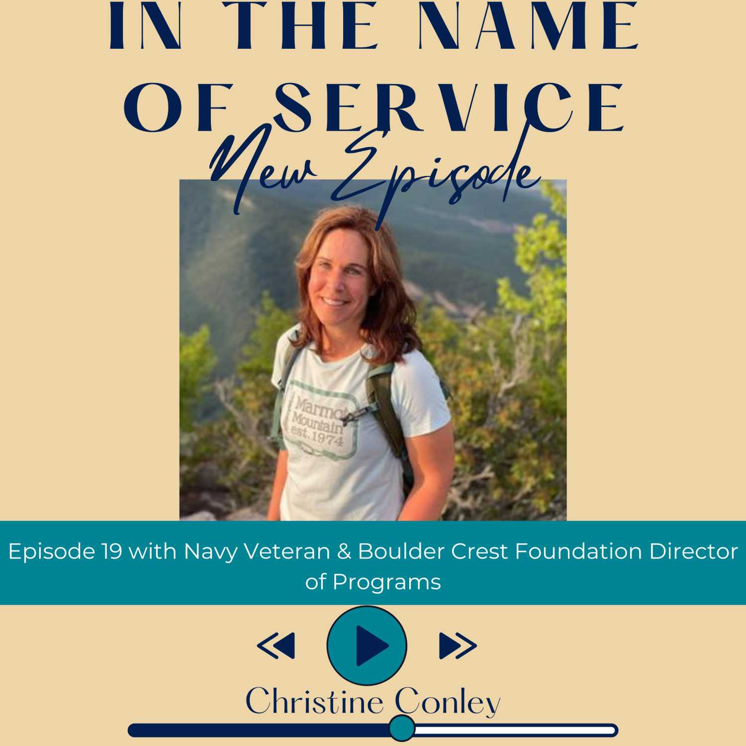 ⁣Episode 19 Christine Conley, Navy Vet and Boulder Crest Foundation Director of Programs