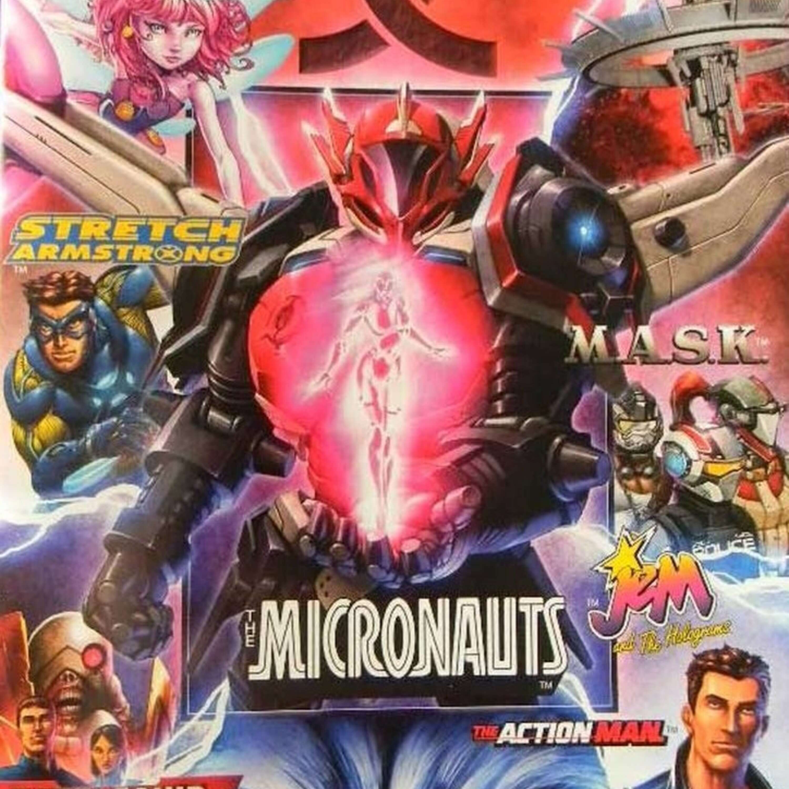 ⁣What if Jem & the Holograms were heroes in the Hasbro multiverse alongside Micronauts, Transformers, GI Joe, MASK, Candyland, Inhumanoids, Stretch Armstrong, and others? (from Unit-E comic book)