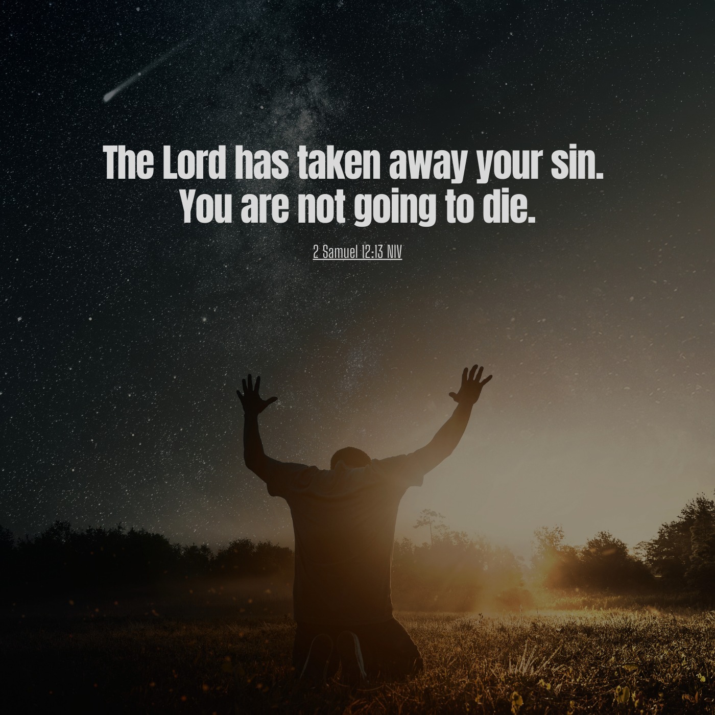 The Lord has Taken Away Your Sin - You Are Not Going to Die