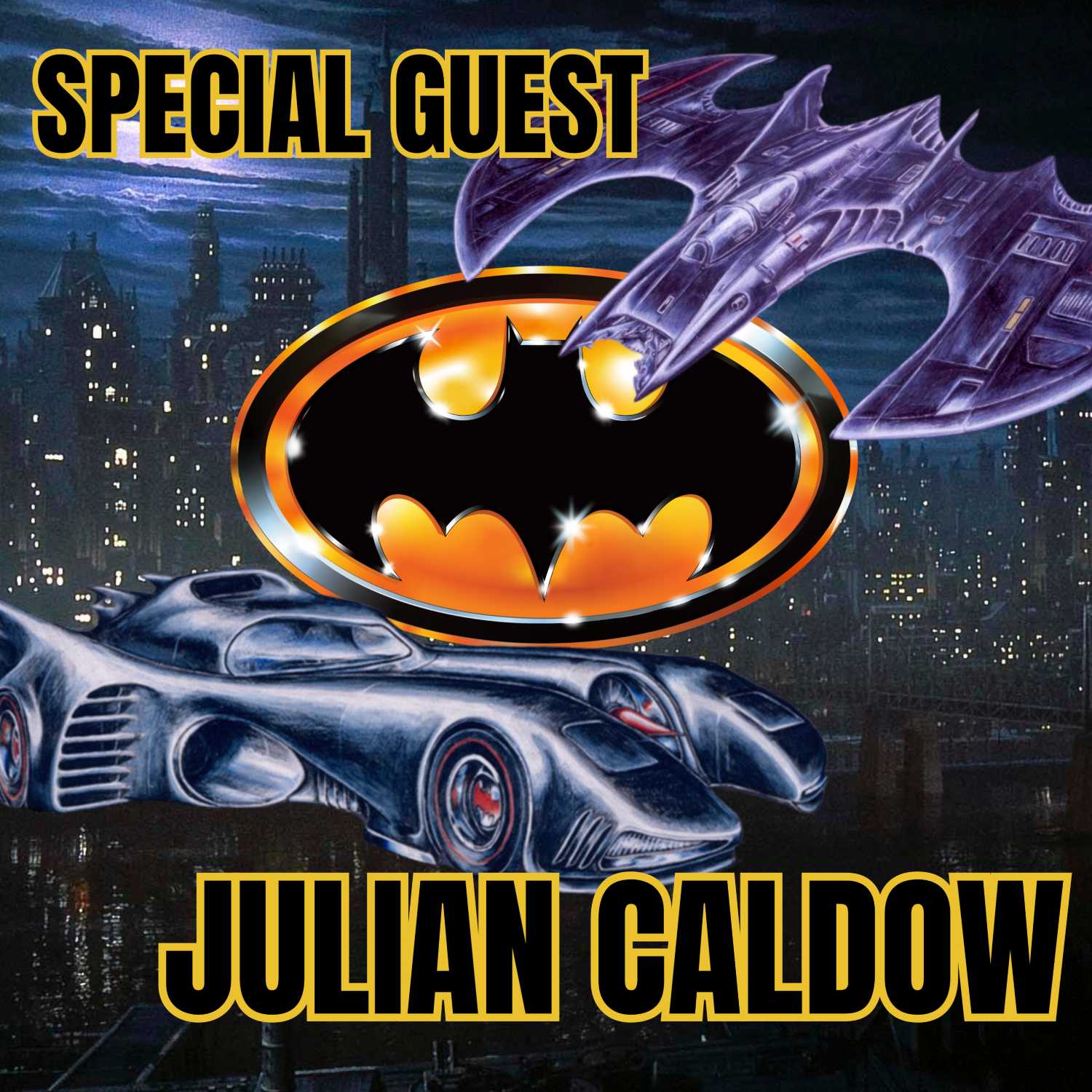 Special Guest - 89 Batmobile Designer Julian Caldow (or: Gruff & Stuff)