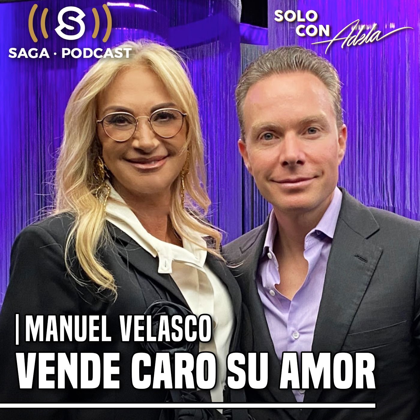 Manuel Velasco con Adela Micha