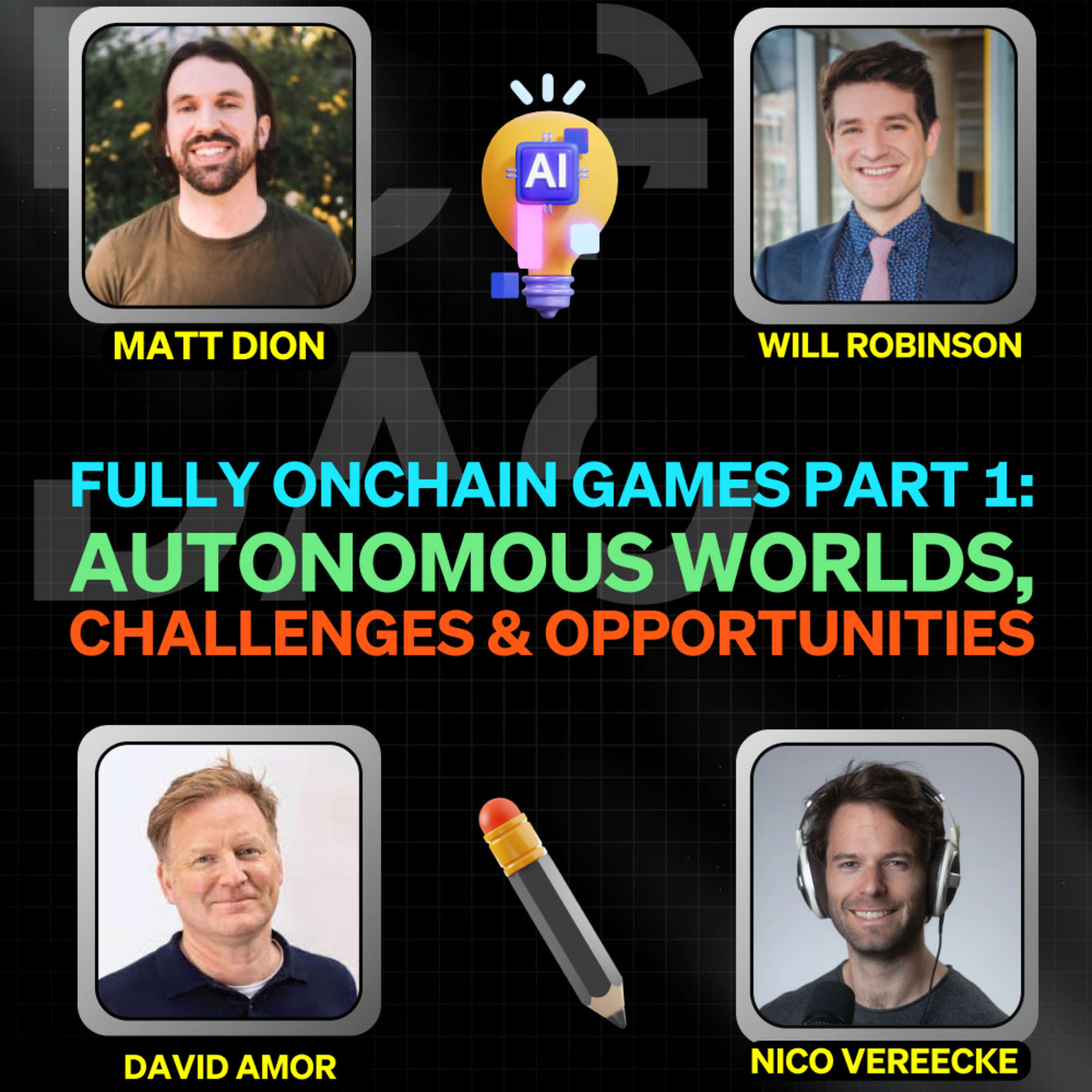 Fully Onchain Games Part 1: Autonomous Worlds, Challenges & Opportunities - FOGcast #54