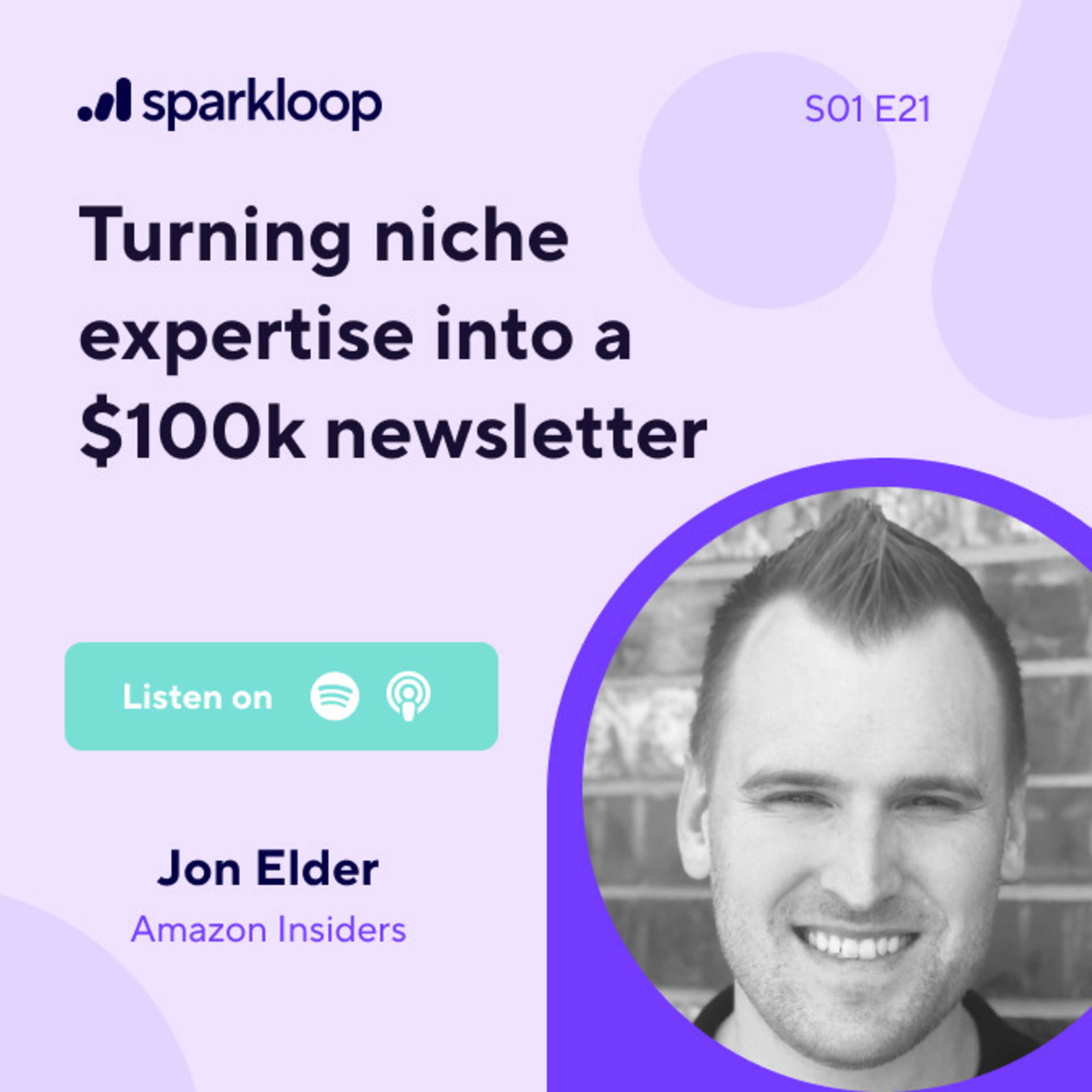 ⁣Turning niche expertise into a $100k newsletter — with Jon Elder of Amazon Insiders