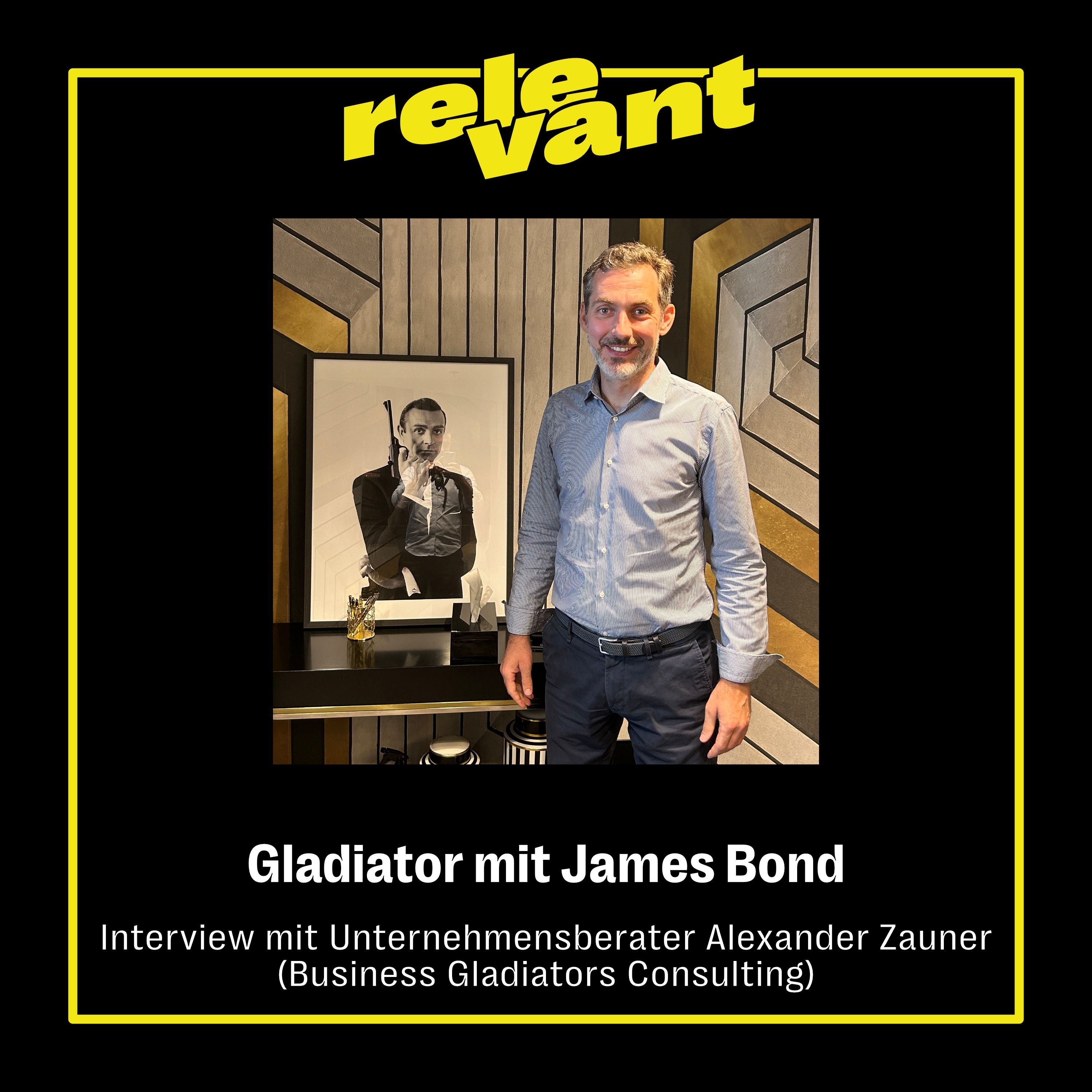 ⁣Alexander Zauner: Gladiator mit James Bond