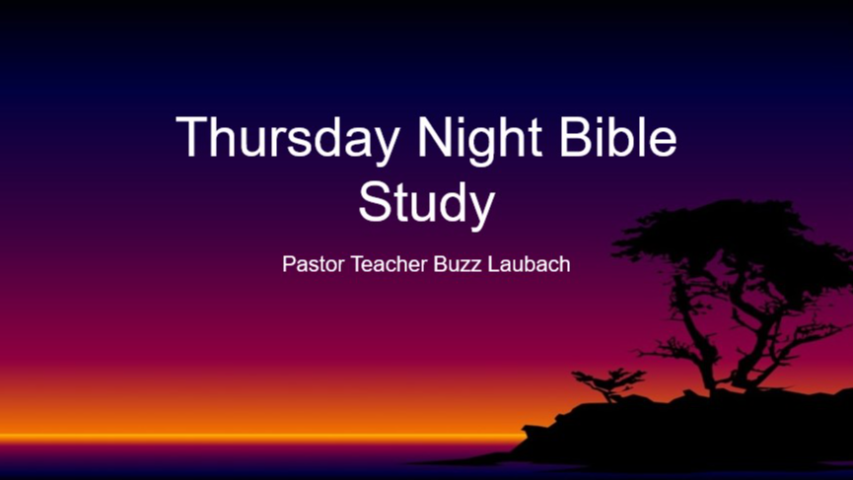 ⁣230831 Thursday night bible study/ discernment of the word of God