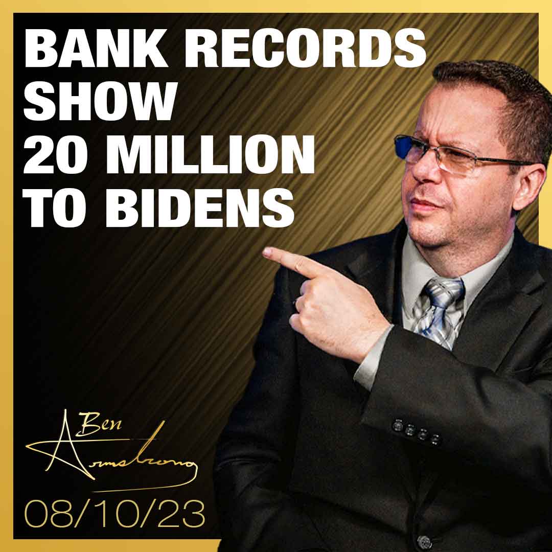 ⁣New Bank Records Show 20 Million to Bidens and 120 million to an entity Linked to Hunter Biden