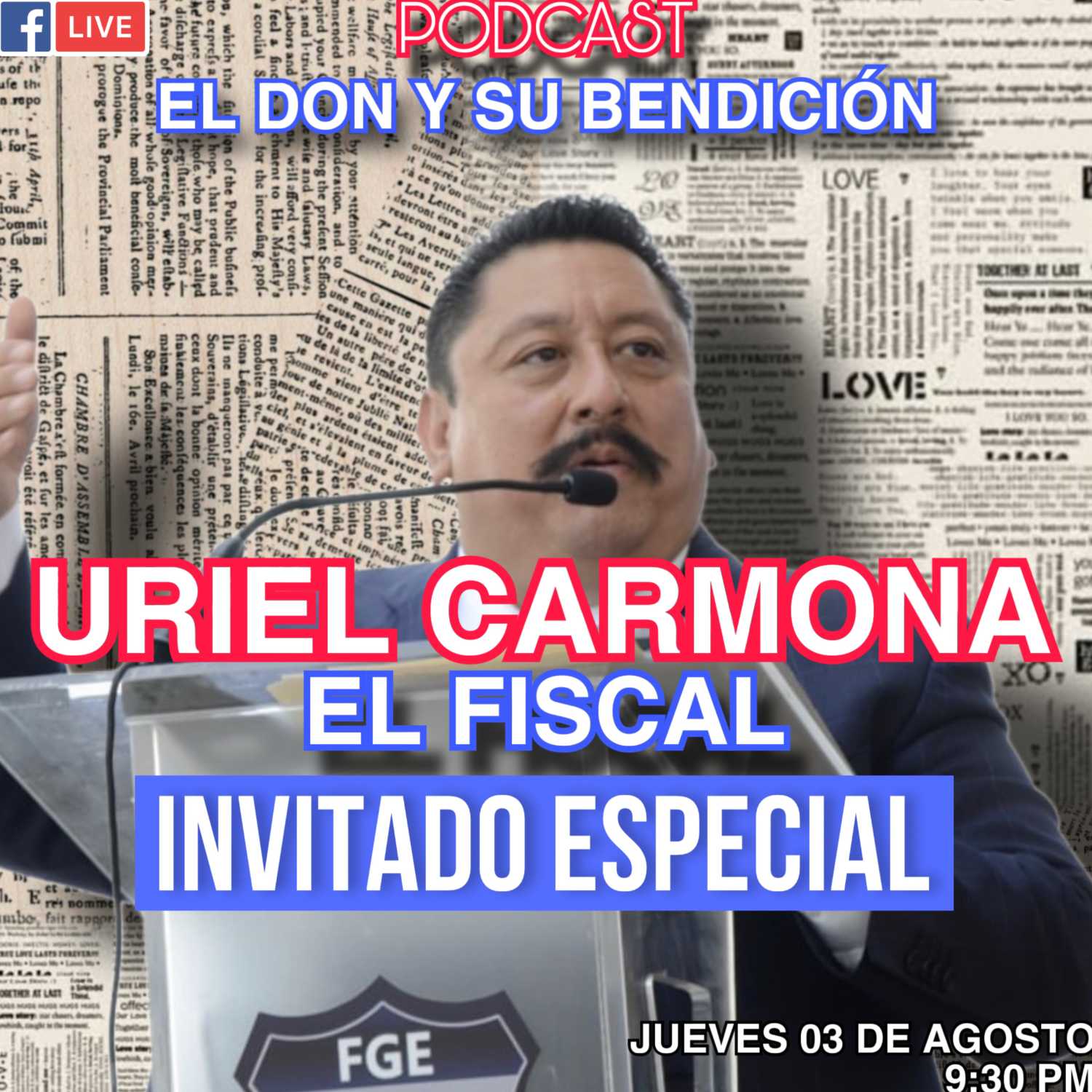 Podcast con el Fiscal de Morelos Uriel Carmona Gándara