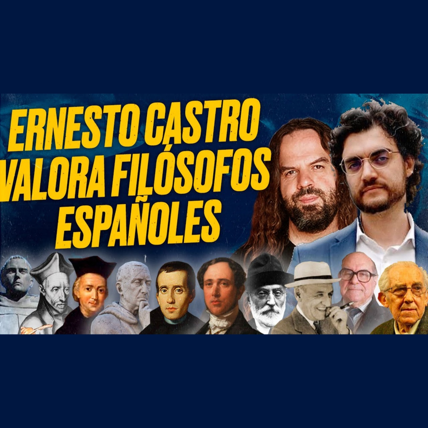 ⁣Ernesto CASTRO valora filósofos españoles con Santiago ARMESILLA [Unamuno, Ortega, Gustavo Bueno]