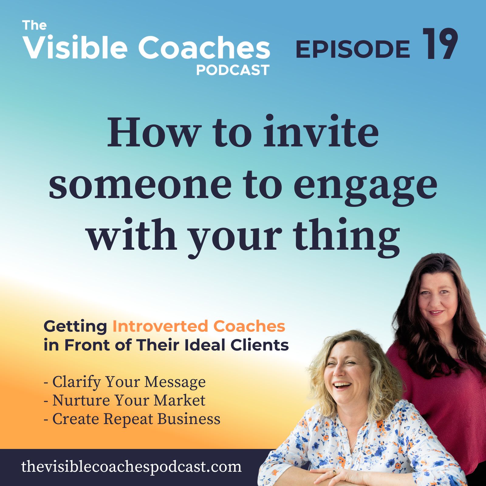 How to invite someone to engage with your thing