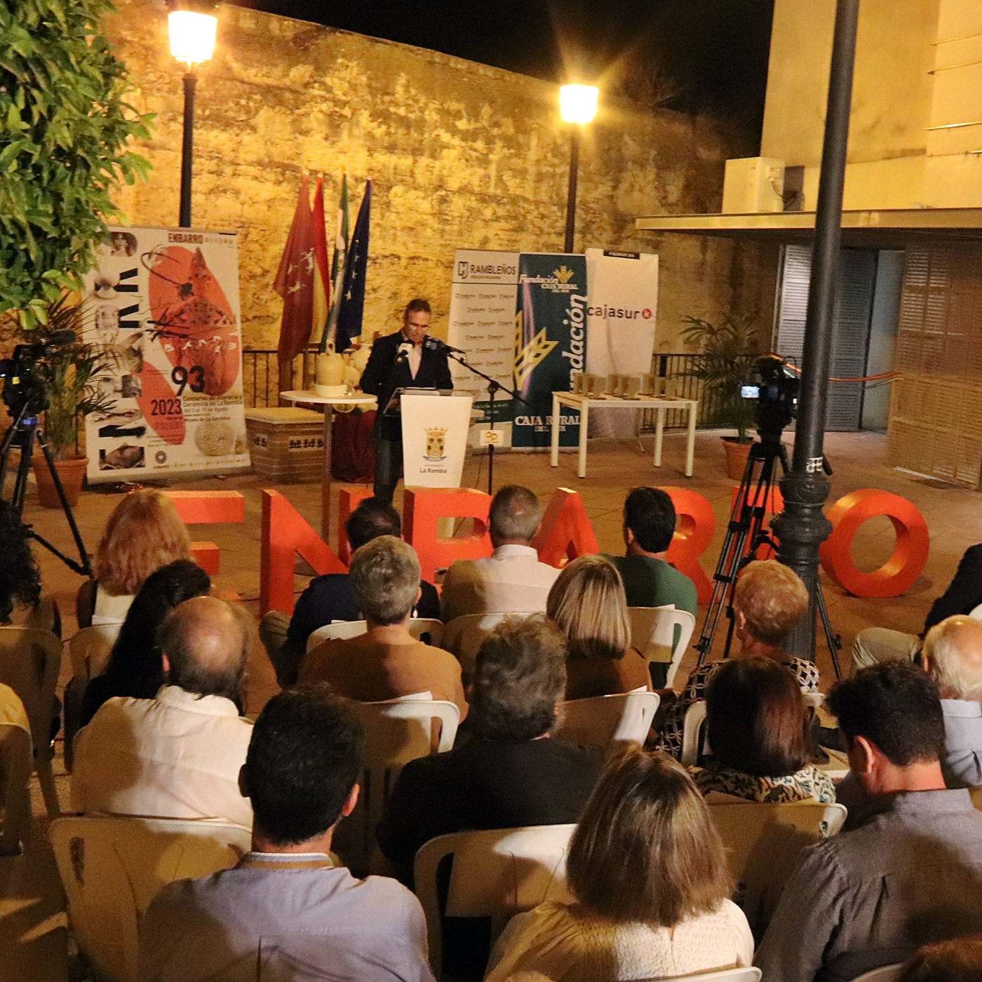 Acto de inauguración y entrega de premios Concurso Internacional de Alfarería y Cerámica de La Rambla ENBARRO 4-8-23