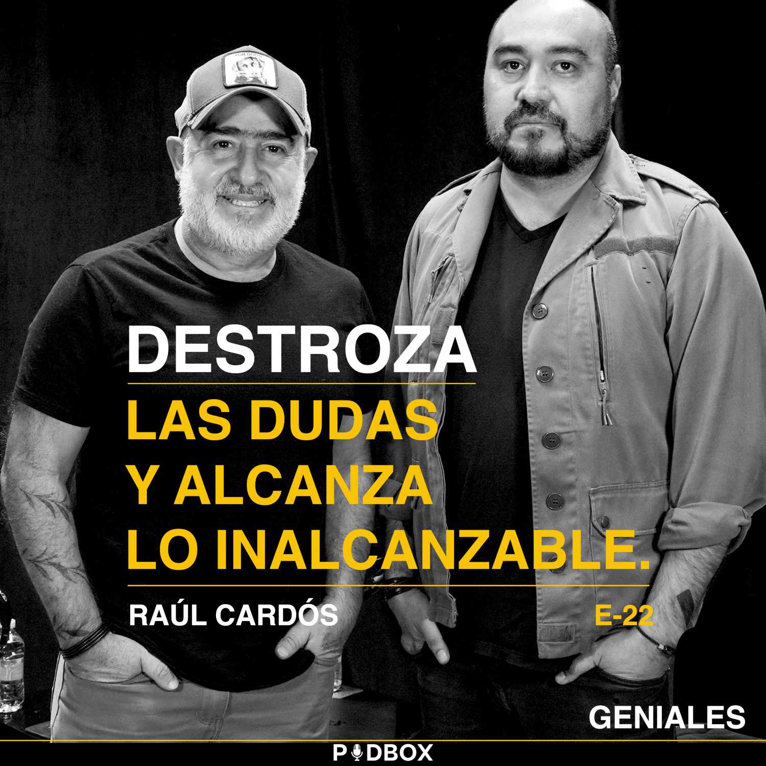 ⁣GENIALES #22 - RAÚL CARDÓS | Liderear equipos creativos, miedo al no, creer en ti, pensar positivo