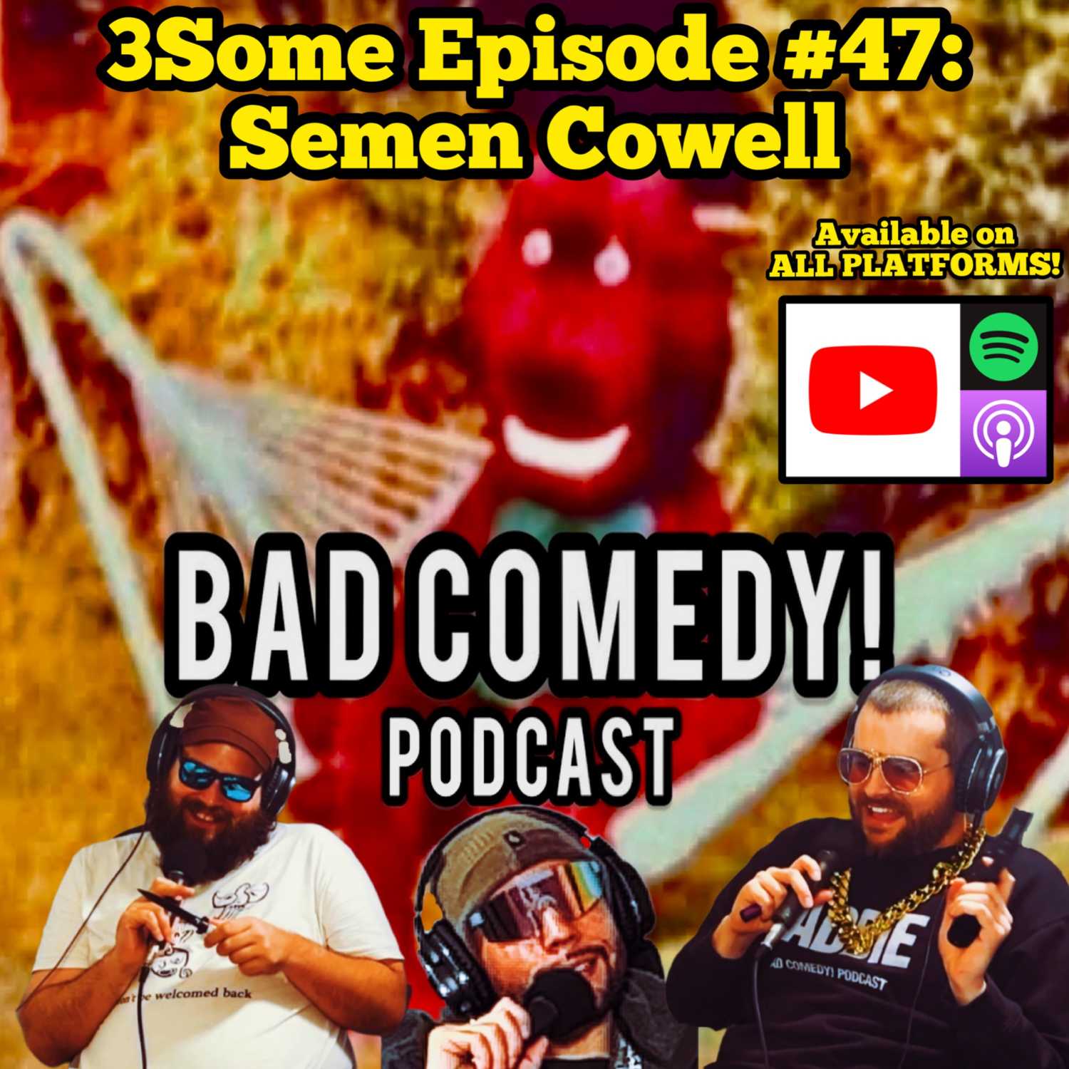 3Some Episode #47: Semen Cowell