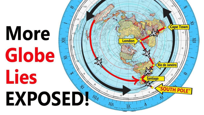 More Globe Lies Exposed by FLIGHT ROUTES