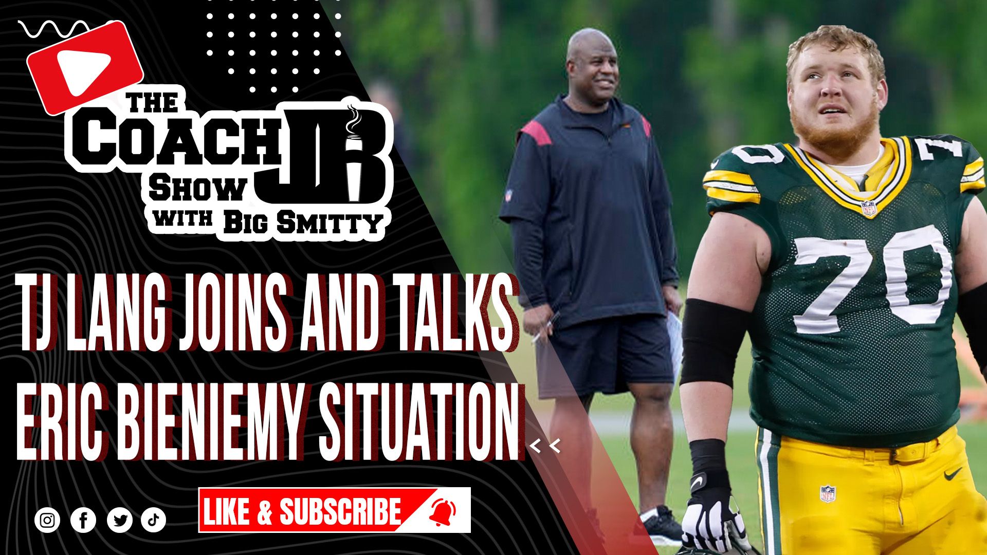 NFL LEGEND TJ LANG JOINS ME TO TALK BIENIEMY BEING SNUBBED! THE COACH JB