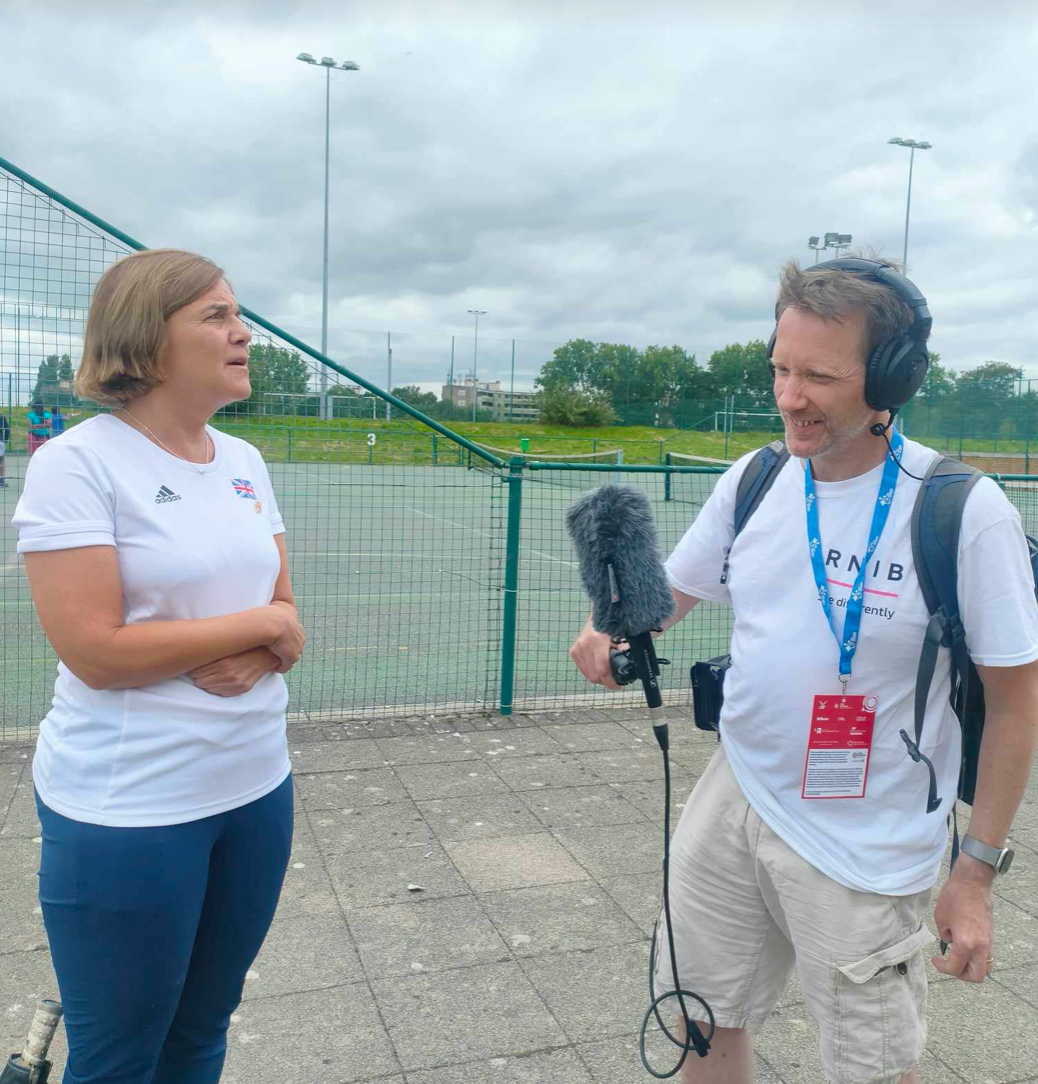 IBSA World Blind Games 2023, Monika Smith, GB VI Tennis Player