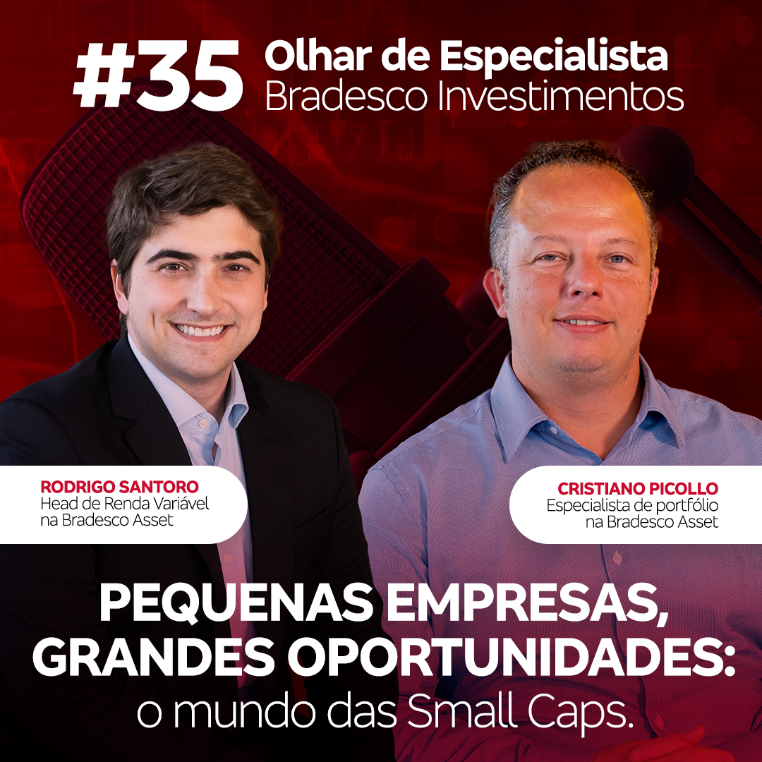 ⁣#35 Olhar de especialista | Pequenas empresas, grandes oportunidades: o mundo das Small Caps