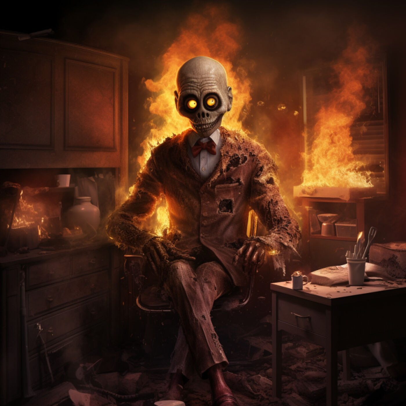 Professor Egghead's Arson Investigation