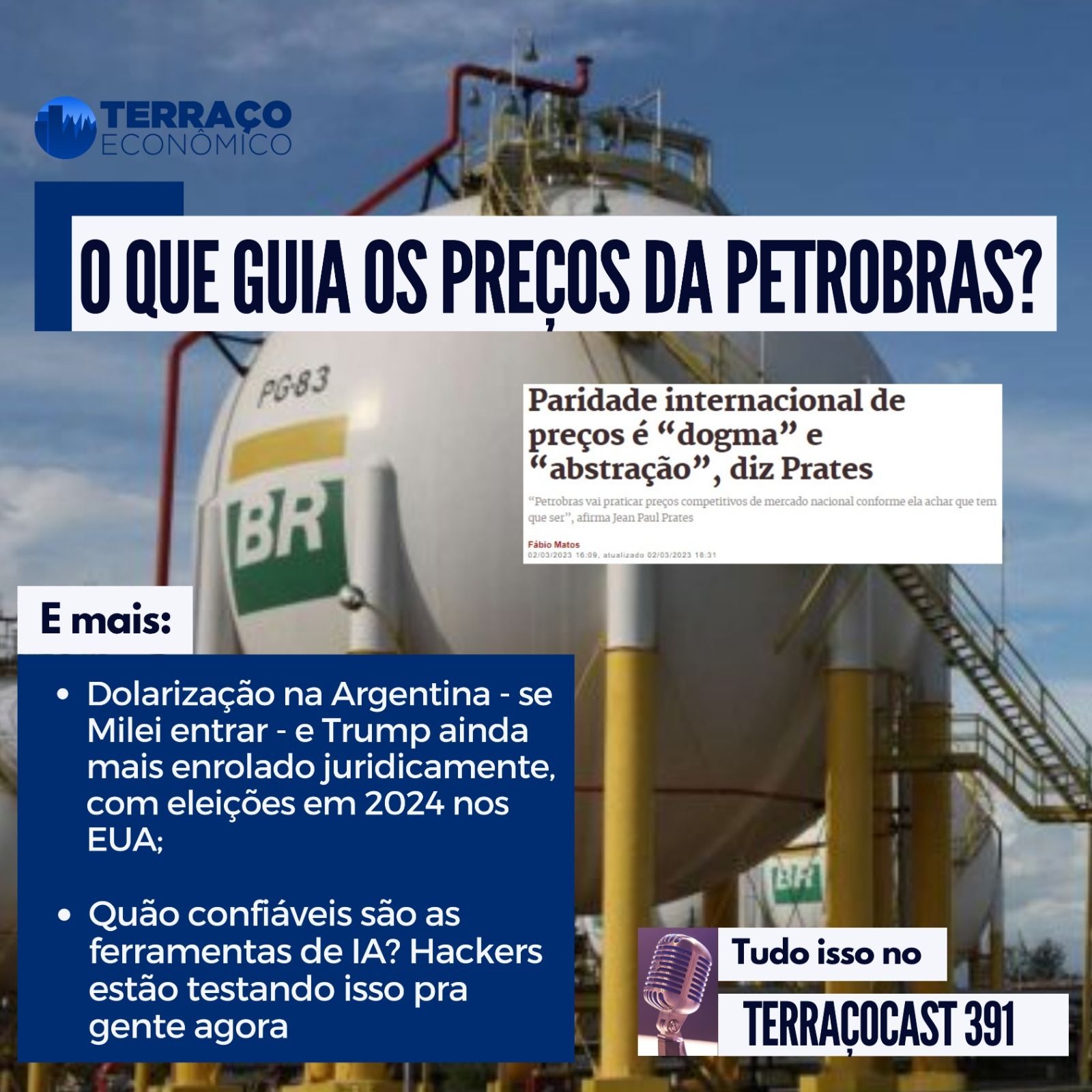 O QUE GUIA OS PREÇOS DA PETROBRAS? no TerraçoCast #391