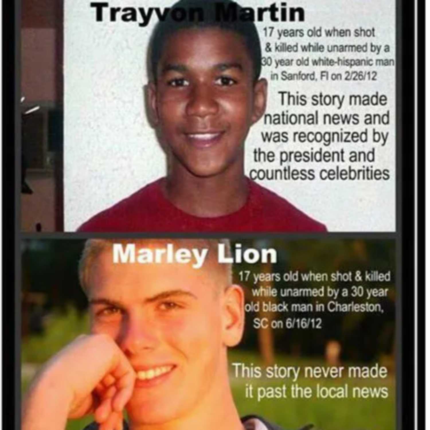 ⁣Pilot episode! Trayvon (yes) Martin/Marley Lion Meme