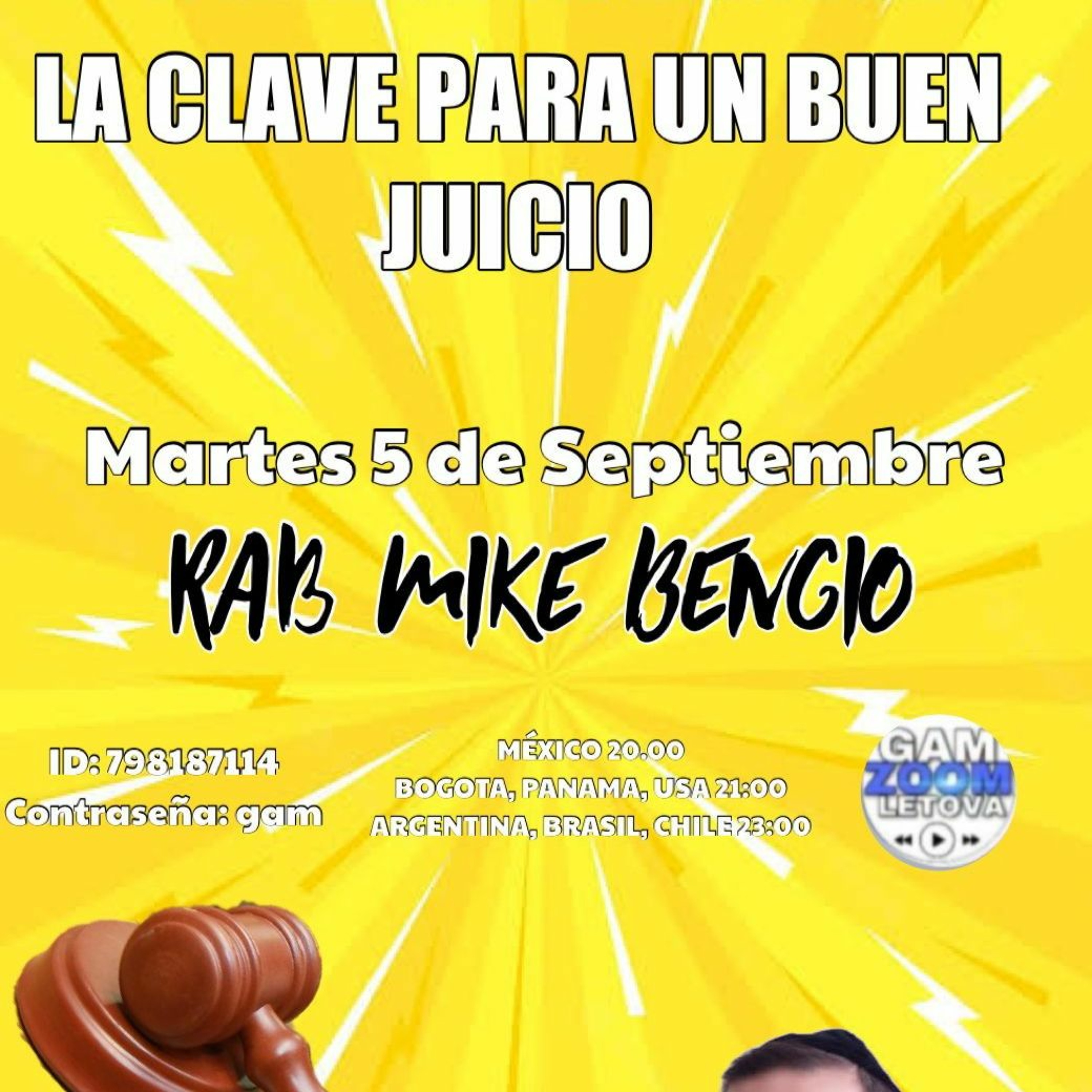 ⁣RAB MIKE BENGIO- LA CLAVE PARA UN BUEN JUICIO