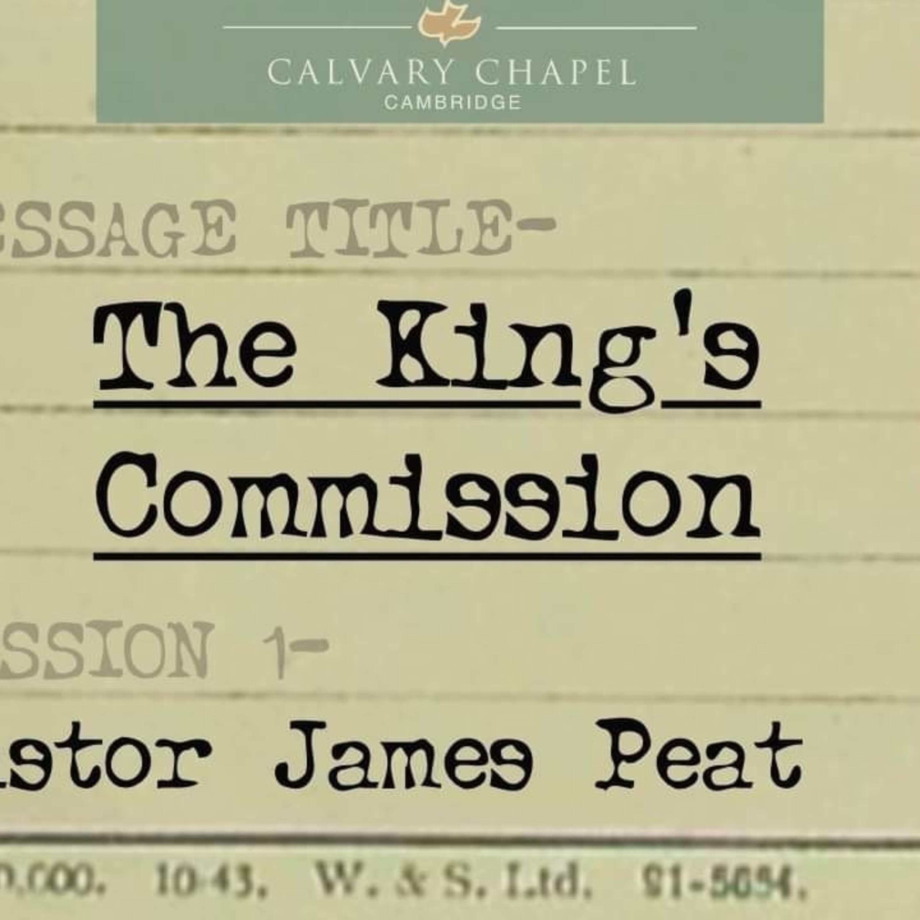 The King's Commission- CCC Conference 2023