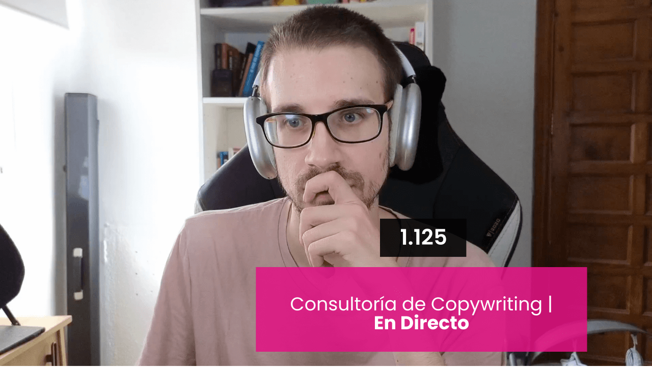 Consultoría de Copywriting en Directo