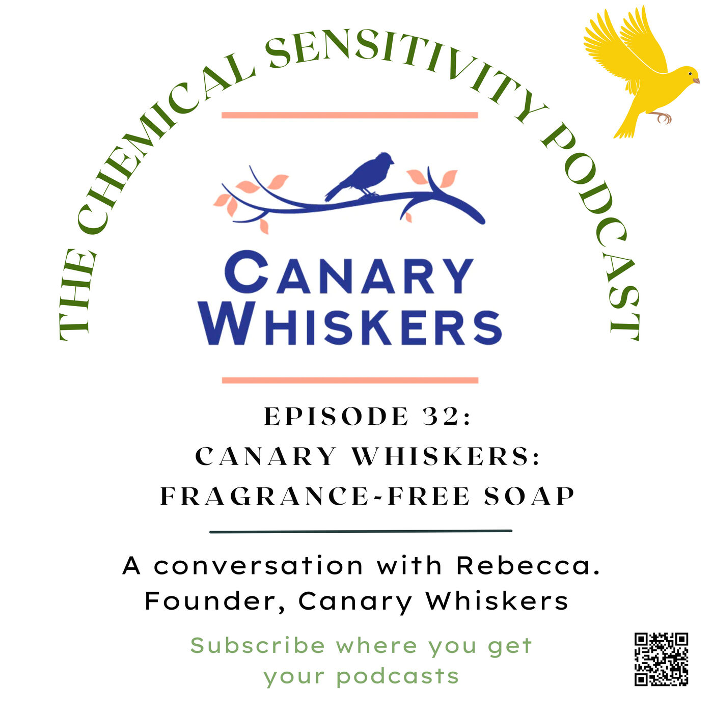 ⁣Episode 32: Canary Whiskers: Fragrance-Free Soap. A conversation with Rebecca, Canary Whiskers founder.