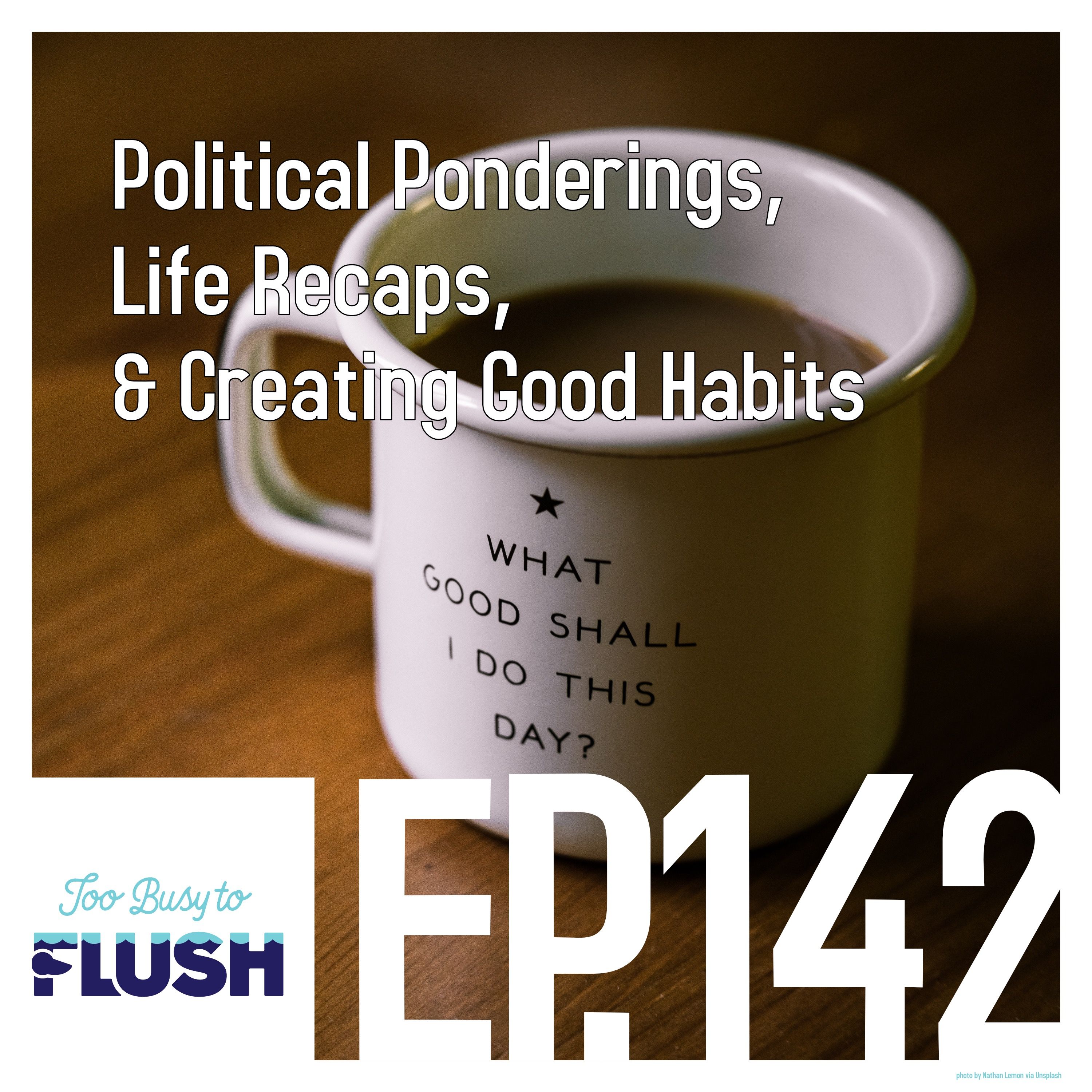 Political Ponderings, Life Recap, & Creating Good Habits