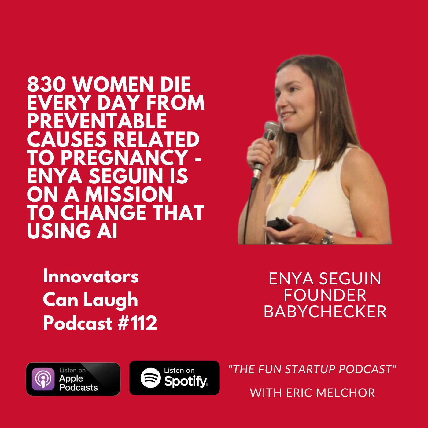 ⁣830 women die every day from preventable causes related to pregnancy - Enya Seguin is on a mission to change that using AI