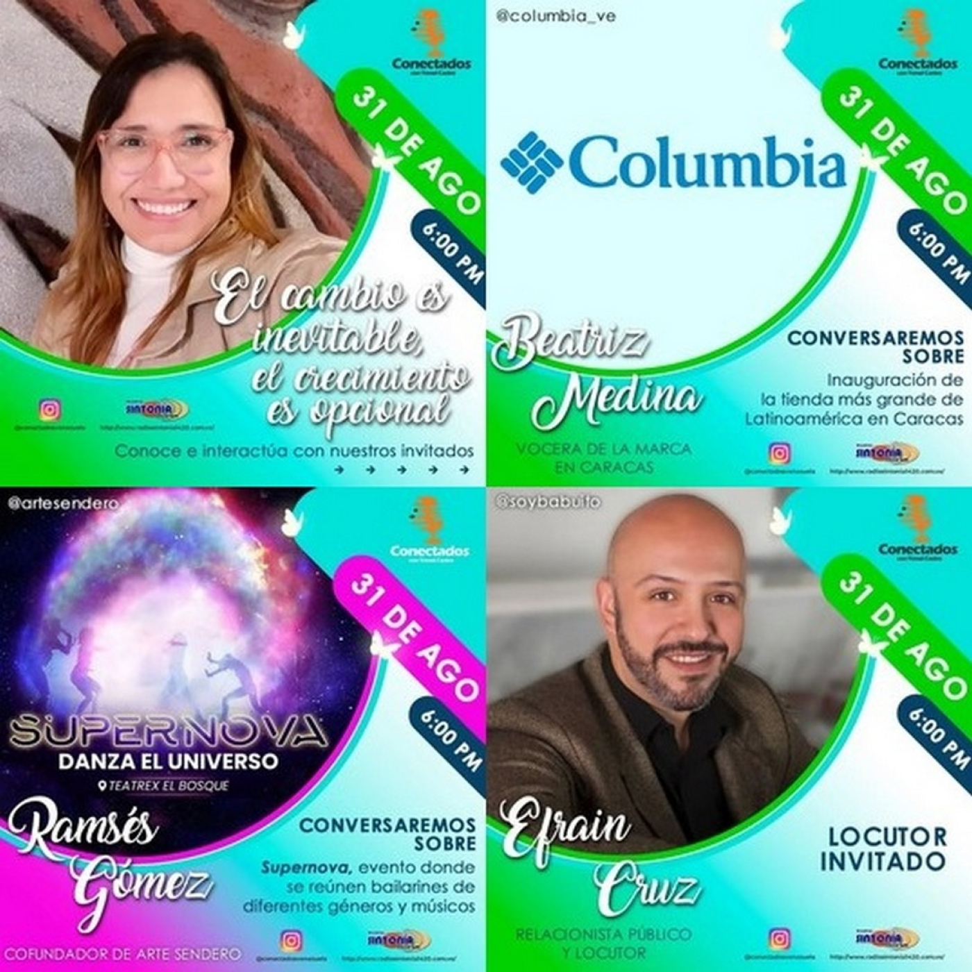 ⁣Tienda Columbia/Supernova Danza el Universo