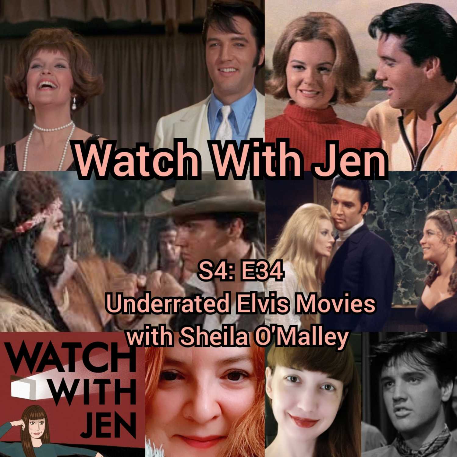 ⁣Watch With Jen - S4: E34 - Underrated Elvis Movies with Sheila O'Malley