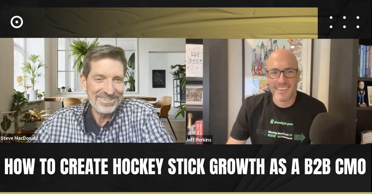 ⁣How to Create Hockey Stick Growth as a B2B CMO