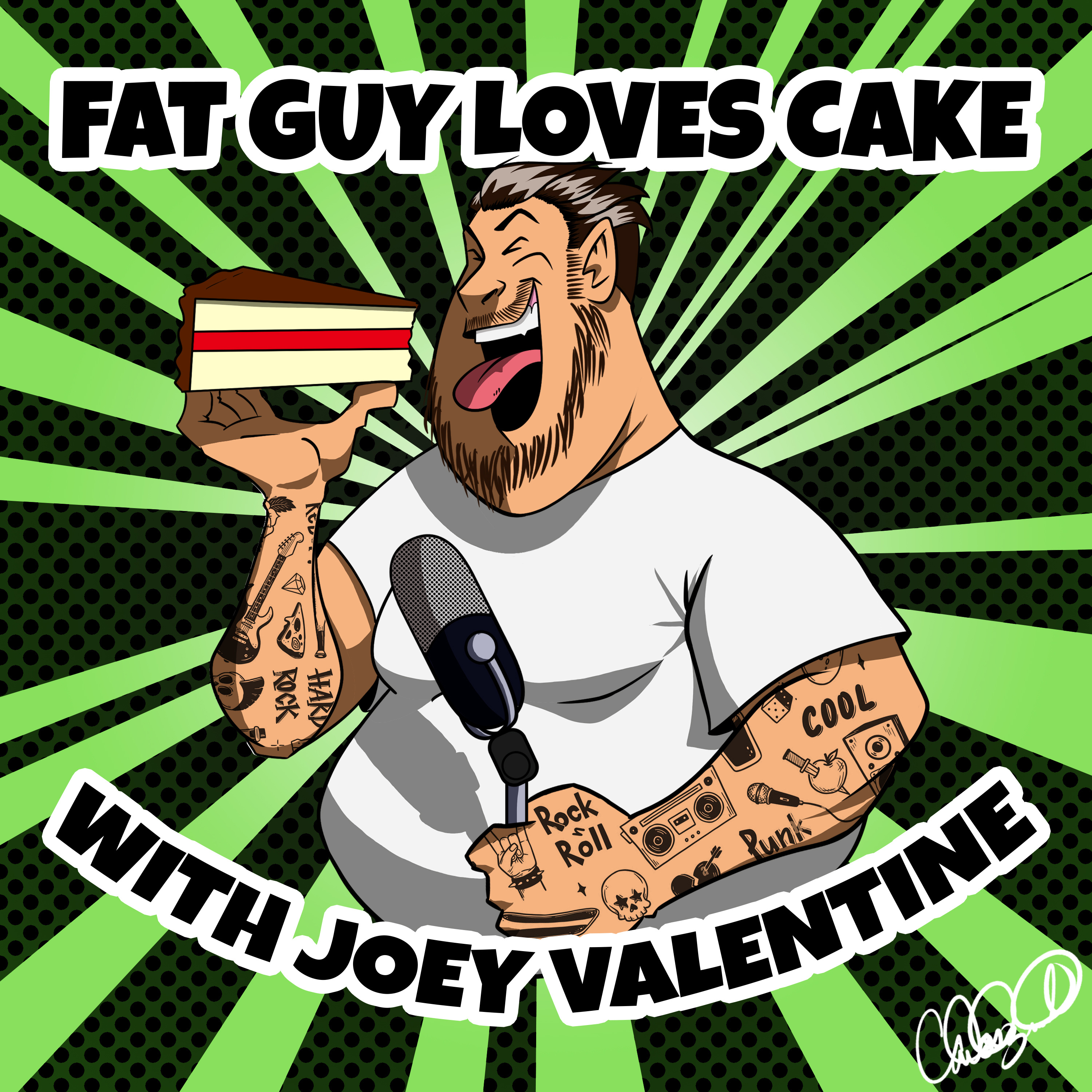 Fat Guy Loves Cake 