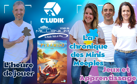 ⁣Pyramido – La chronique des mini meeple – Jeux et apprentissage