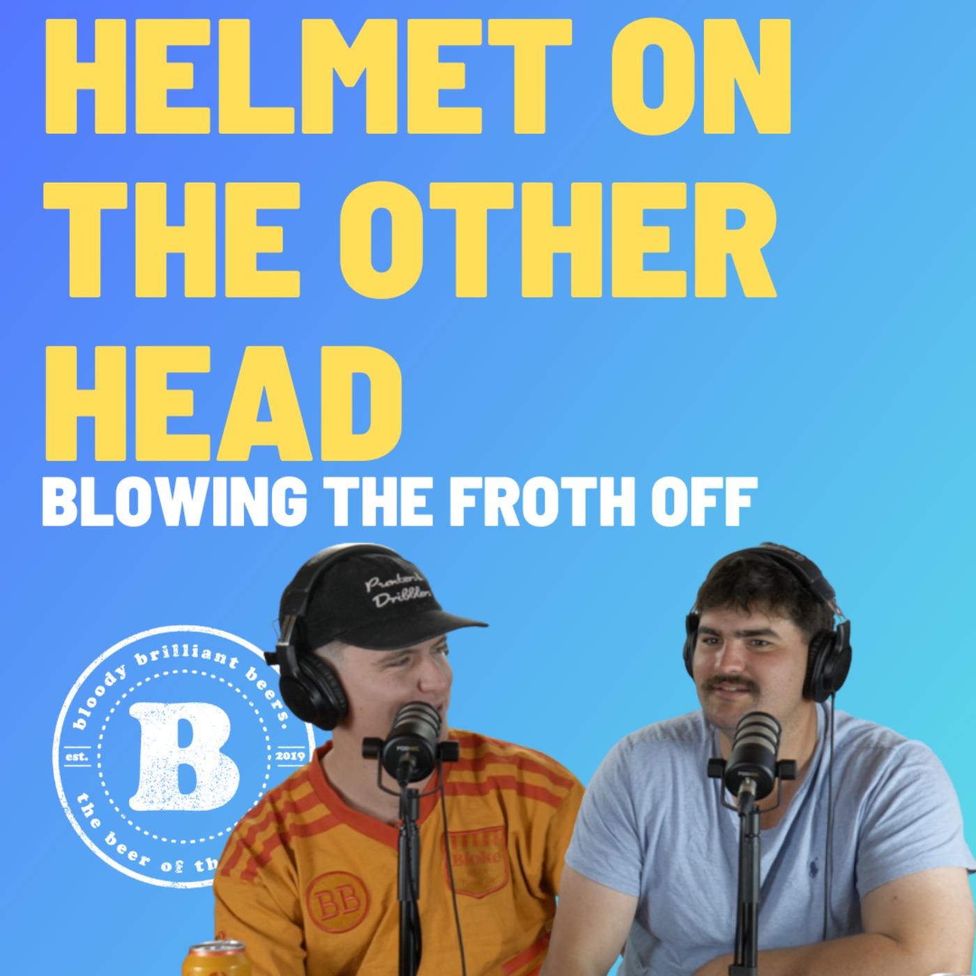 ⁣Helmet On The Other Head - Blowing The Froth Off