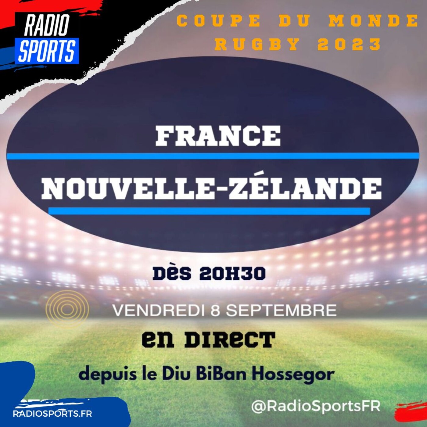 ⁣FRANCE v NOUVELLE-ZÉLANDE, POULE A