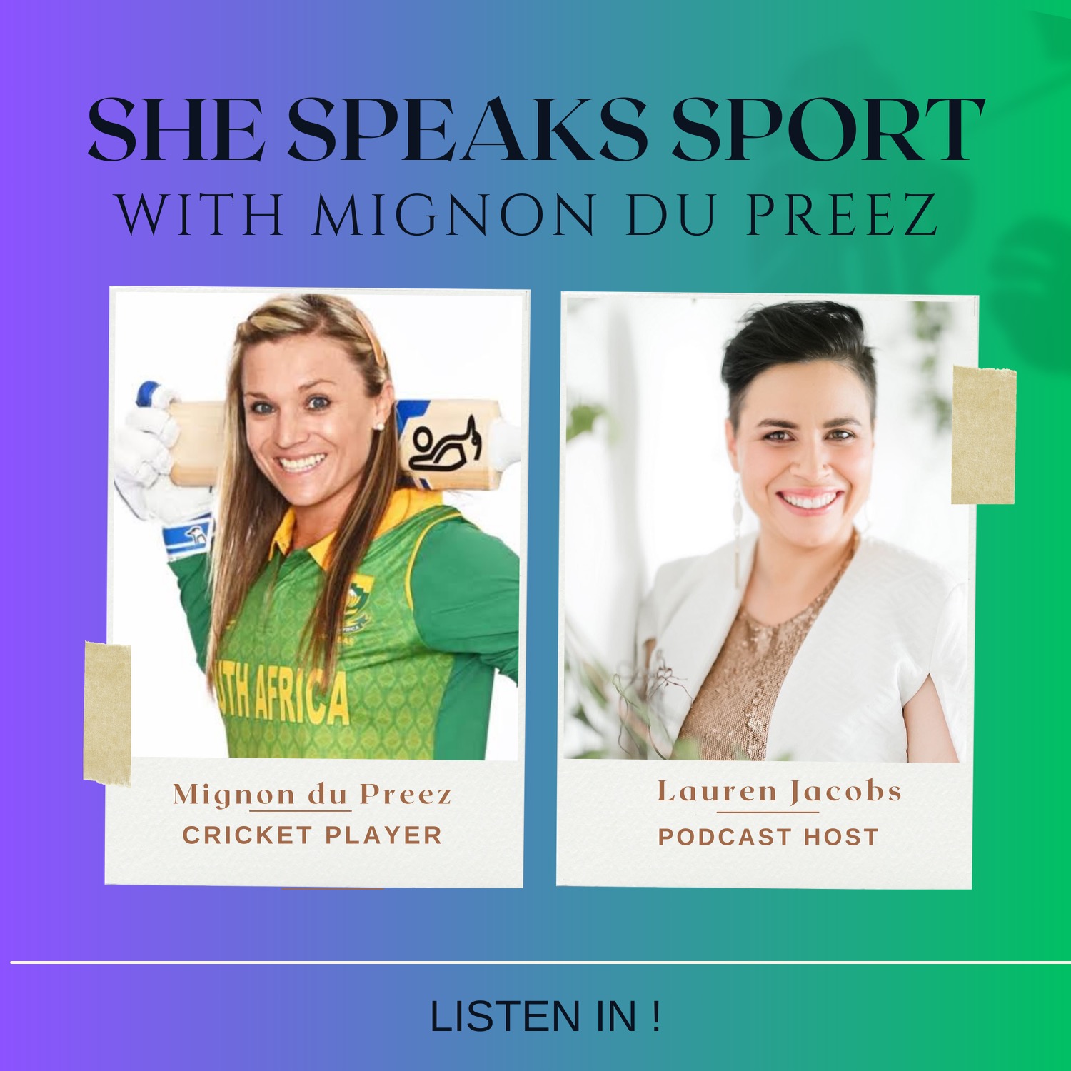 ⁣Cricket Life with Mignon du Preez