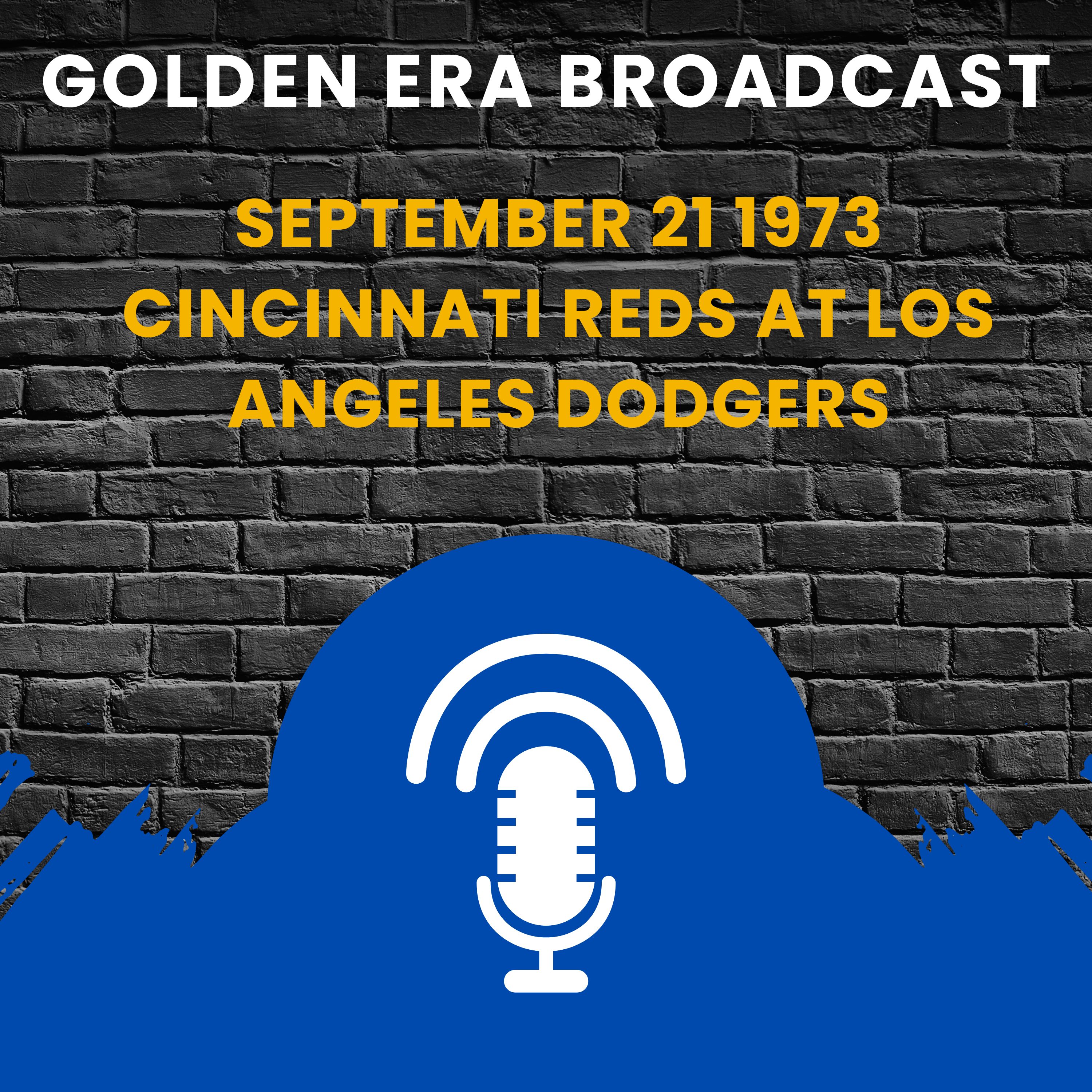 ⁣September 21 1973 Cincinnati Reds at Los Angeles Dodgers