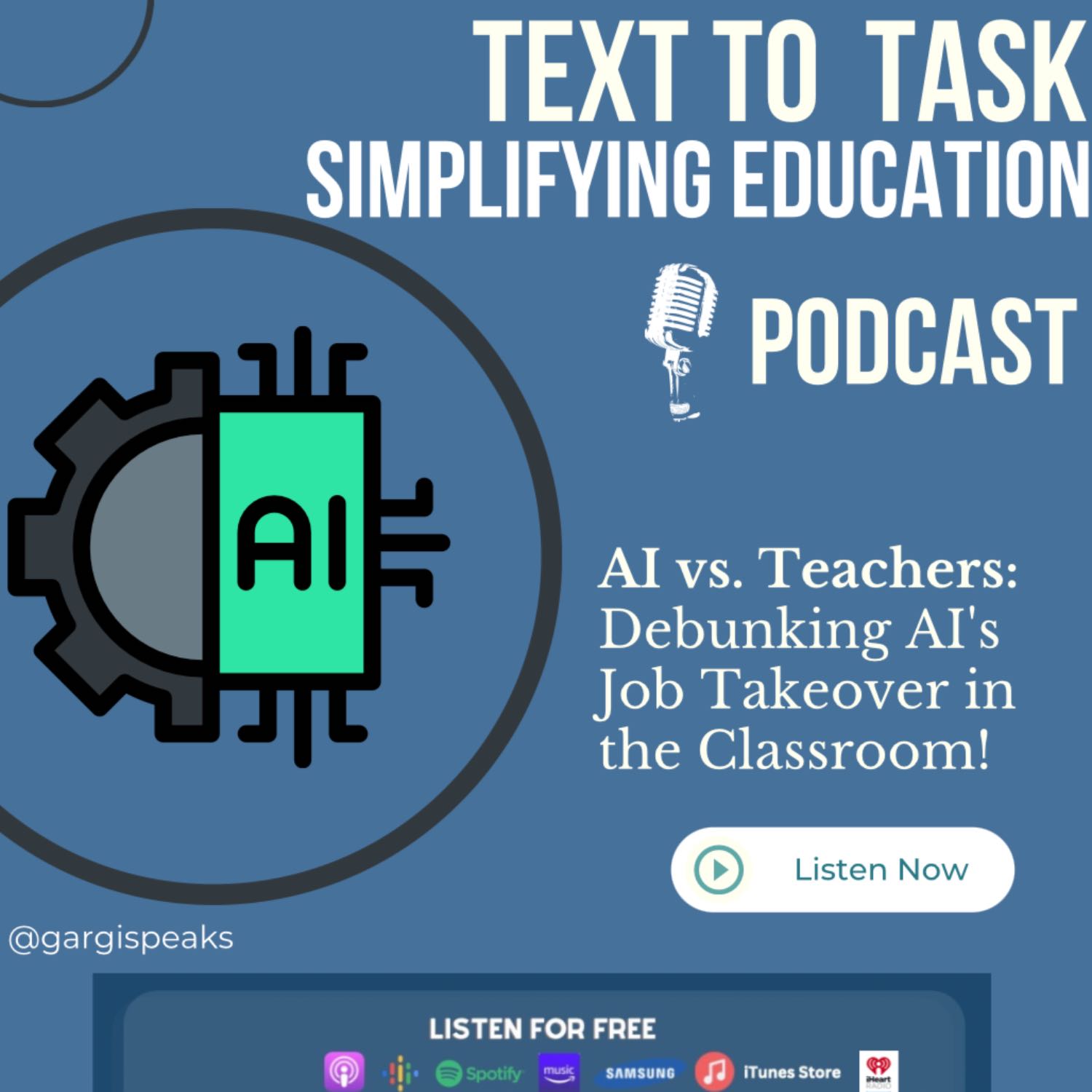 ⁣AI vs. Teachers: Debunking AI's Job Takeover in the Classroom!