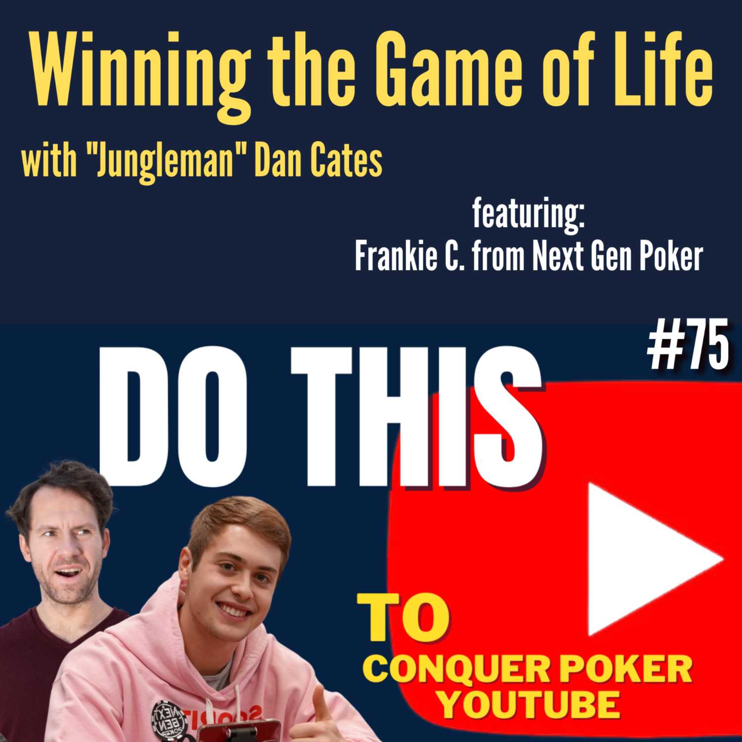 ⁣From Poker Tables to YouTube Fame: Frankie C. Shares His Secrets with "Jungleman" Dan Cates