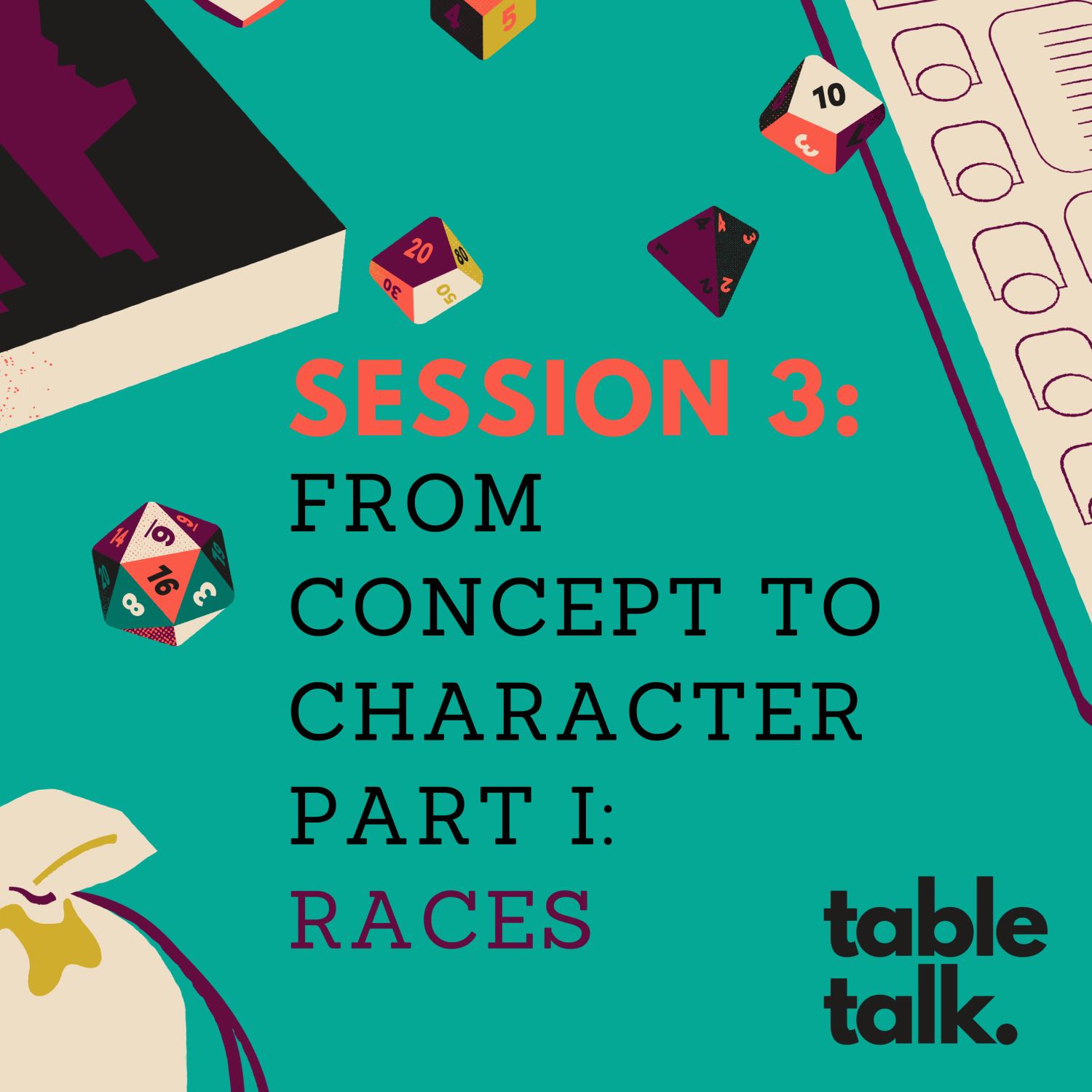 ⁣Session 3 - From Concept to Character: Races