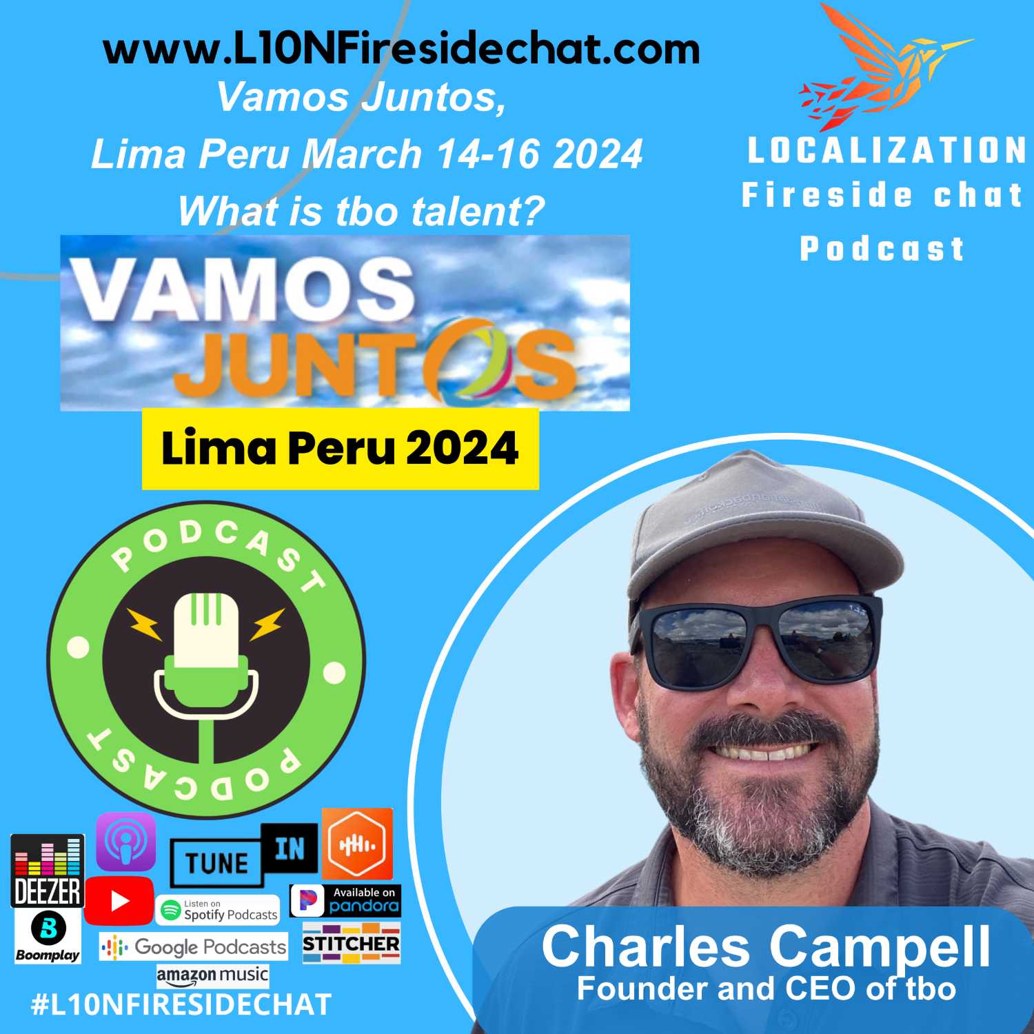 Coffee conversation with Charles Campbell: Vamos Juntos Lima Peru 2024 & talent outsourcing