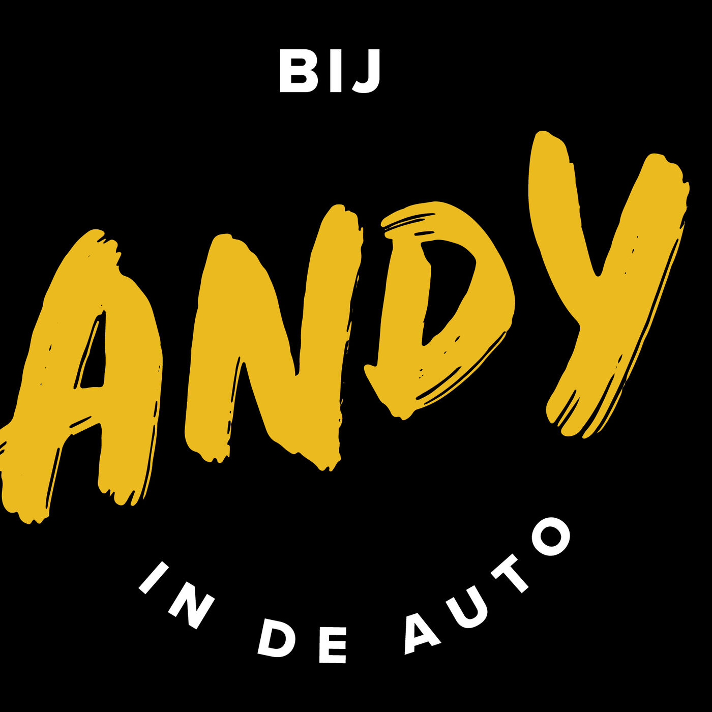 Bij Andy in de auto Podcast! 