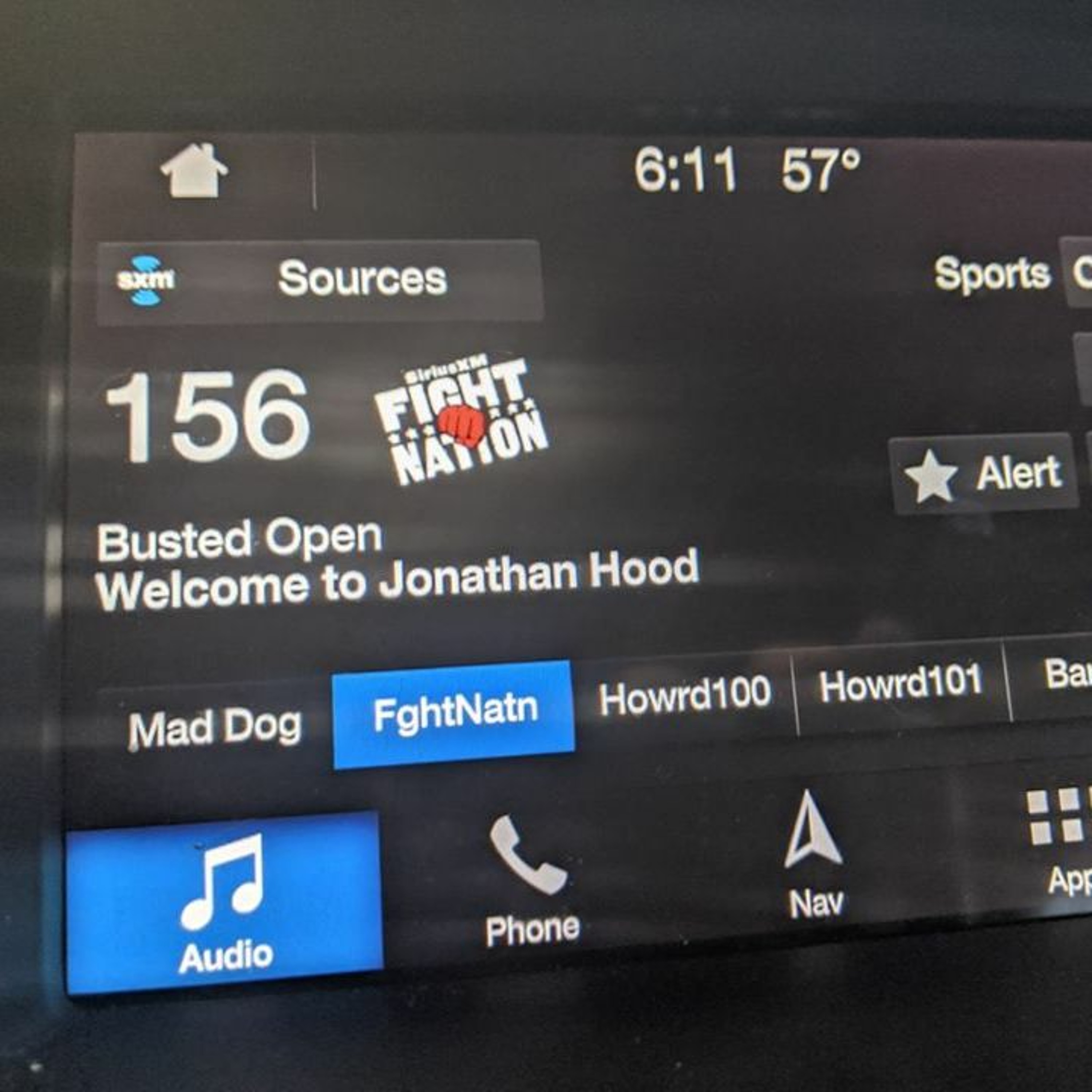 Jonathan Hood on Busted Open Radio on Sirius XM