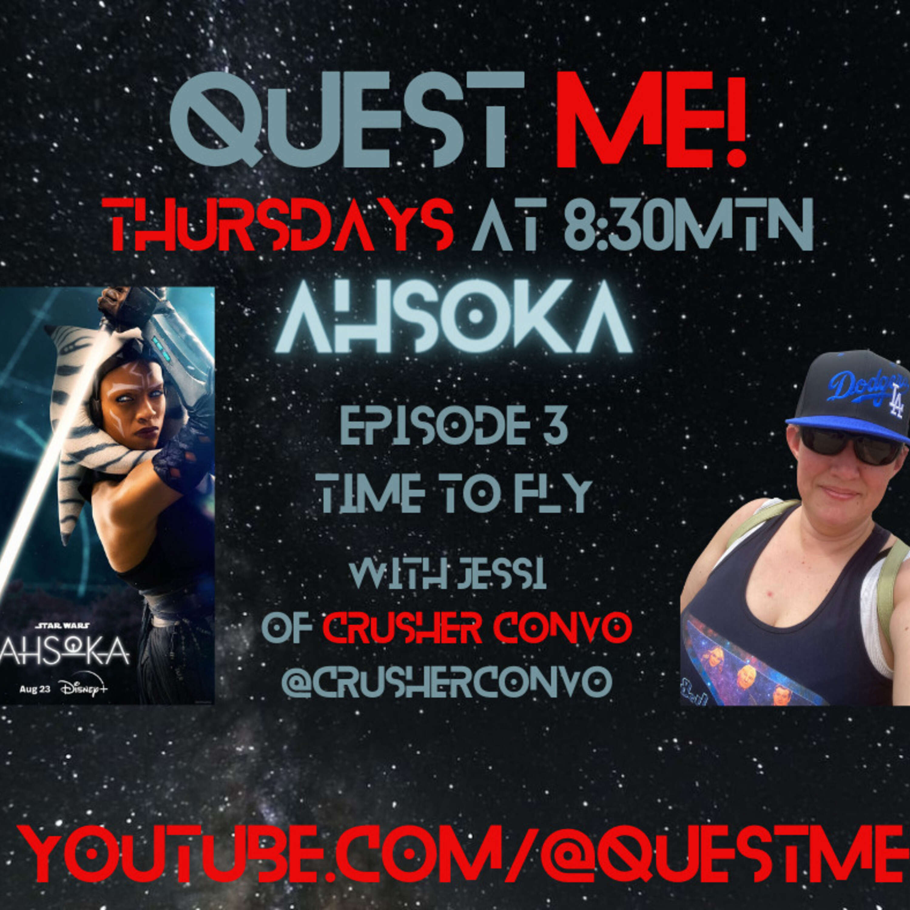 ⁣Quest Me! "Standard Jedi Protocol" (Ahsoka Episode 3) W/Jessi From Crusher Convo.