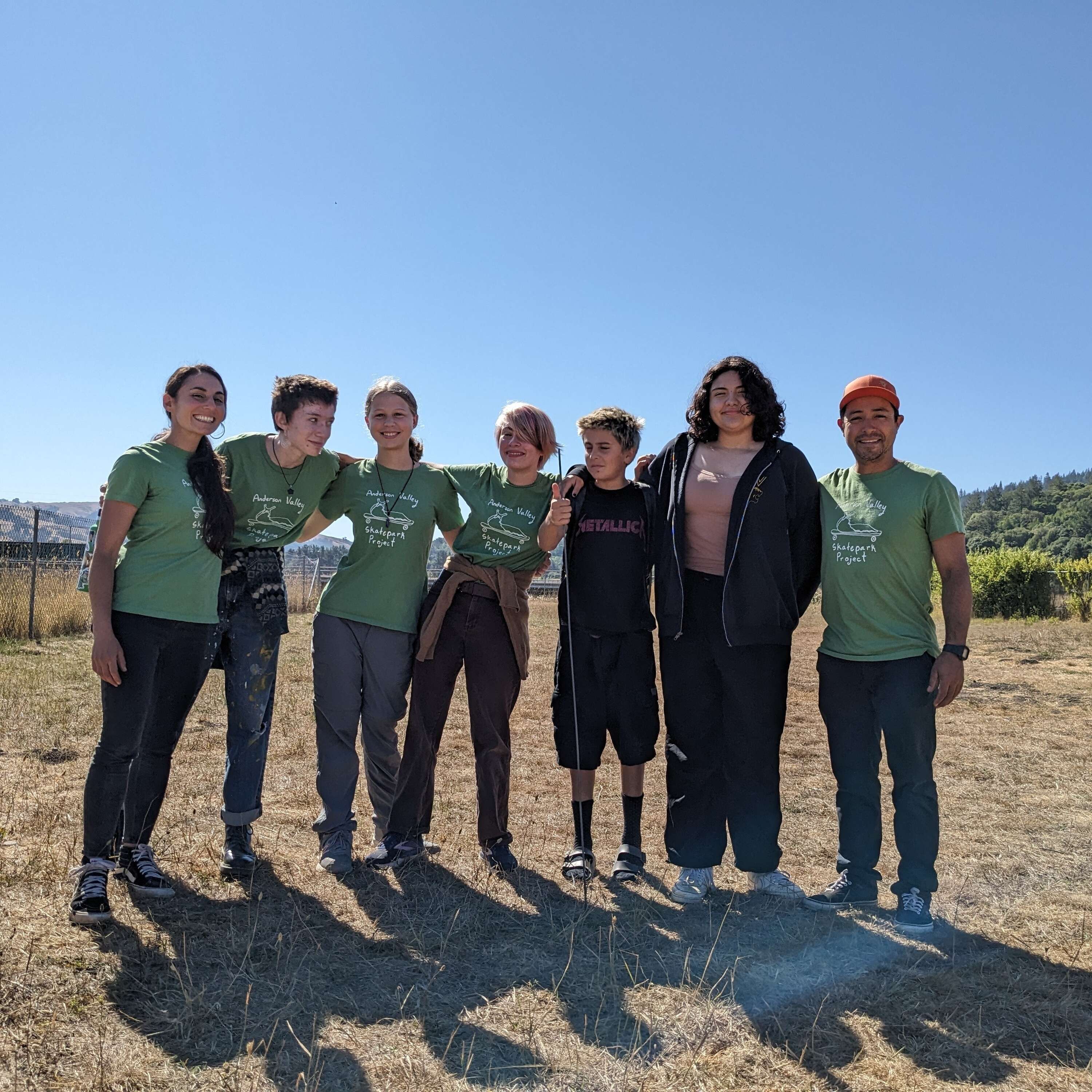 Anderson Valley students campaigning for a skate park