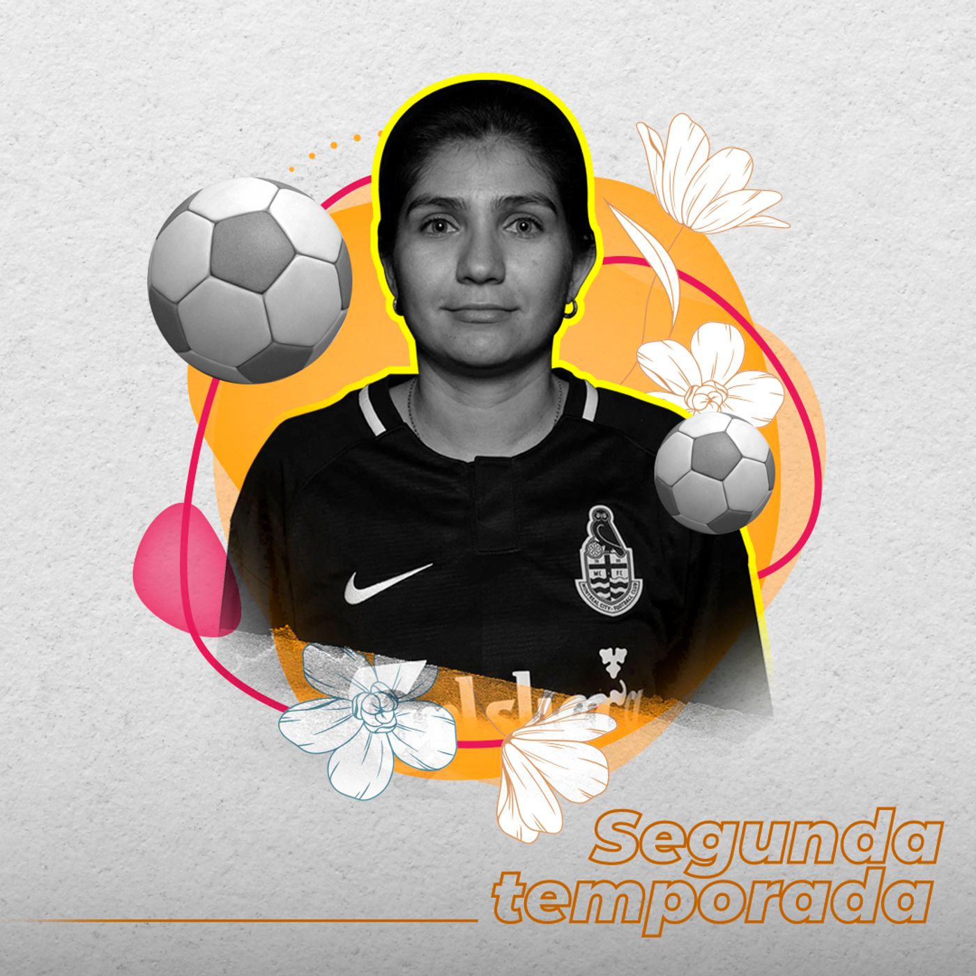 ⁣Claudia Cortés, peregrina del fútbol