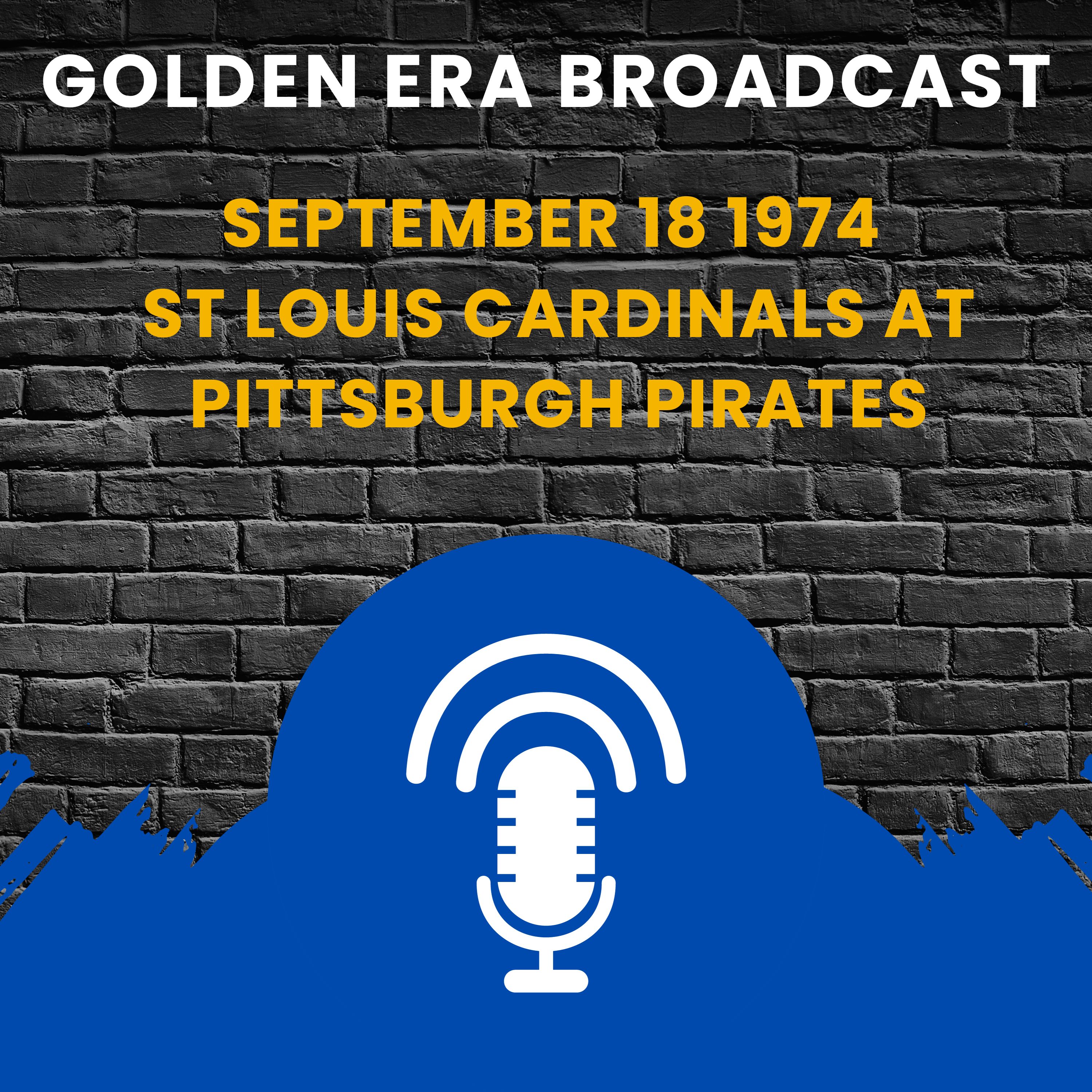 ⁣September 18 1974 St Louis Cardinals at Pittsburgh Pirates